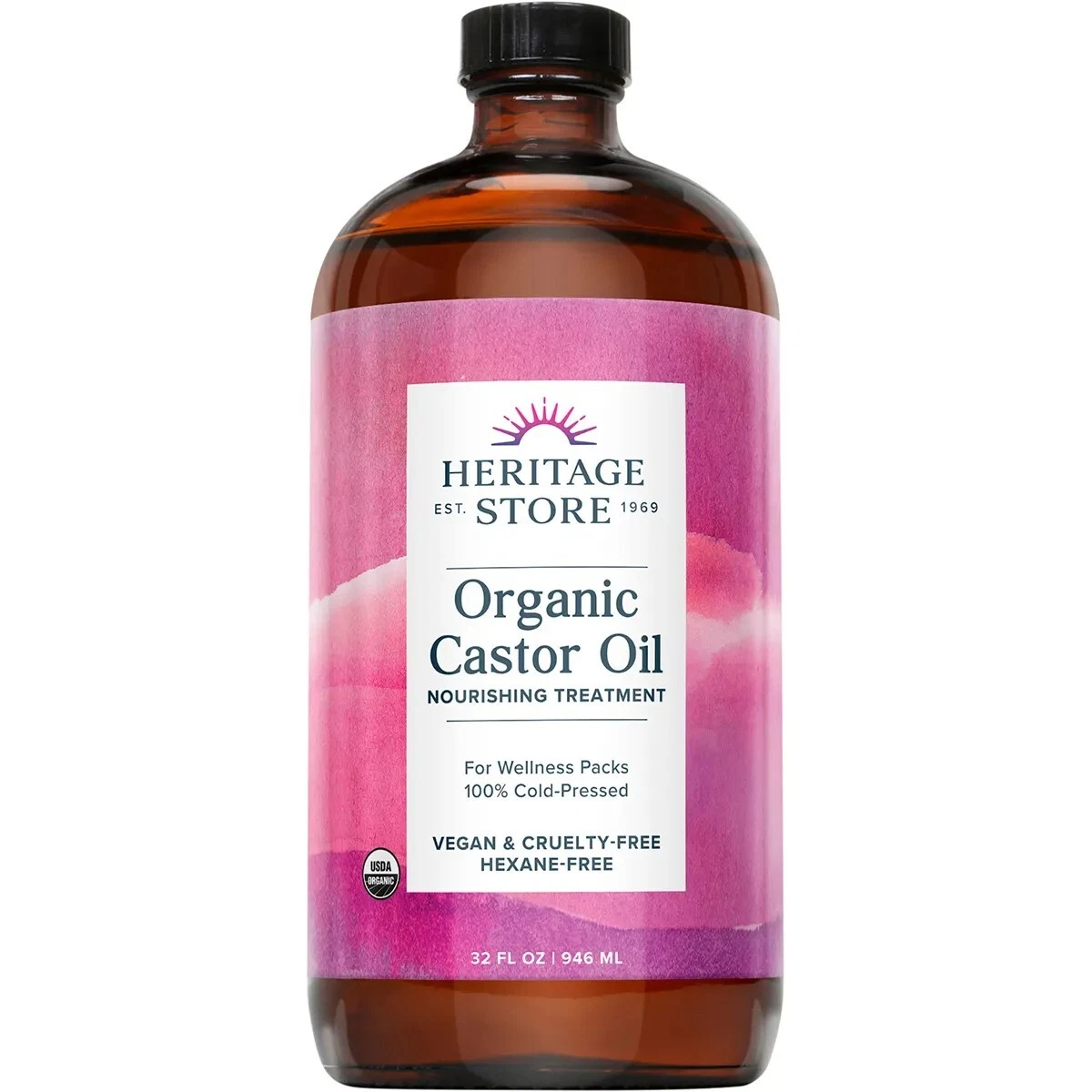 New Heritage Store Organic Castor Oil 946ml