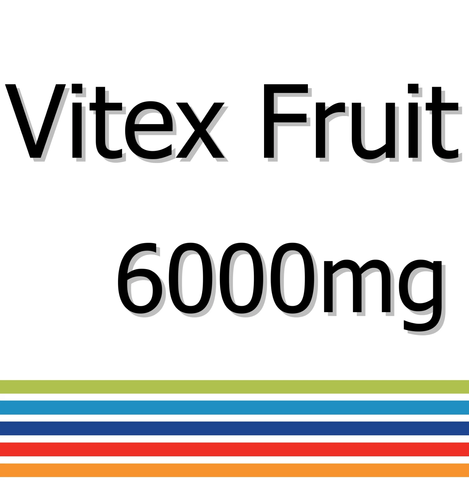 Vitex Fruit 6000mg x 60 Tablets - Digestive Health
