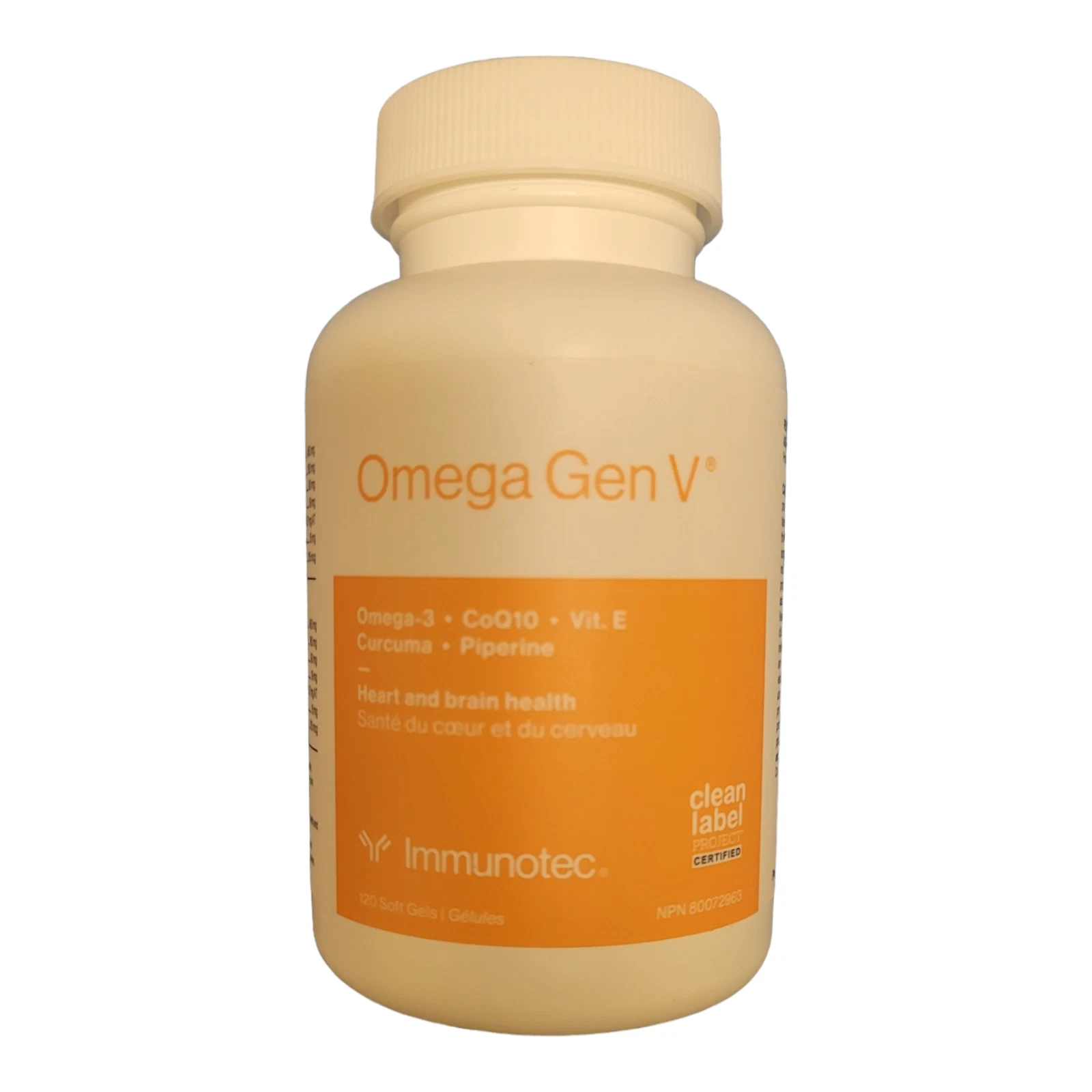 Immunotec Omega Gen V Heart and Brain Health (120 Soft Gels) - New - Exp 4/2028