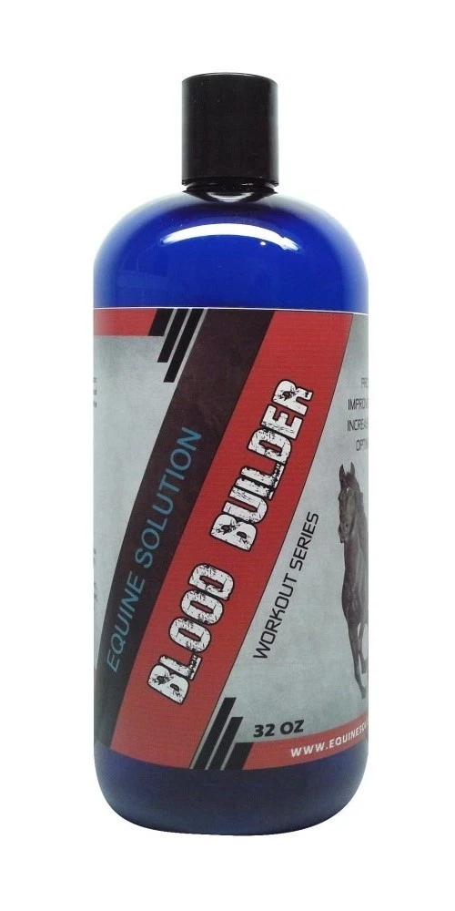 Blood Builder Liquid - Red Blood Count, EPO Boost (32 oz Oral Liquid for Horses)