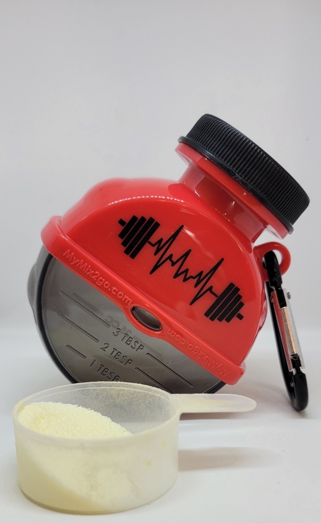 Portable Supplement Powder Storage Container/Funnel Keychain Gym Free Shipping