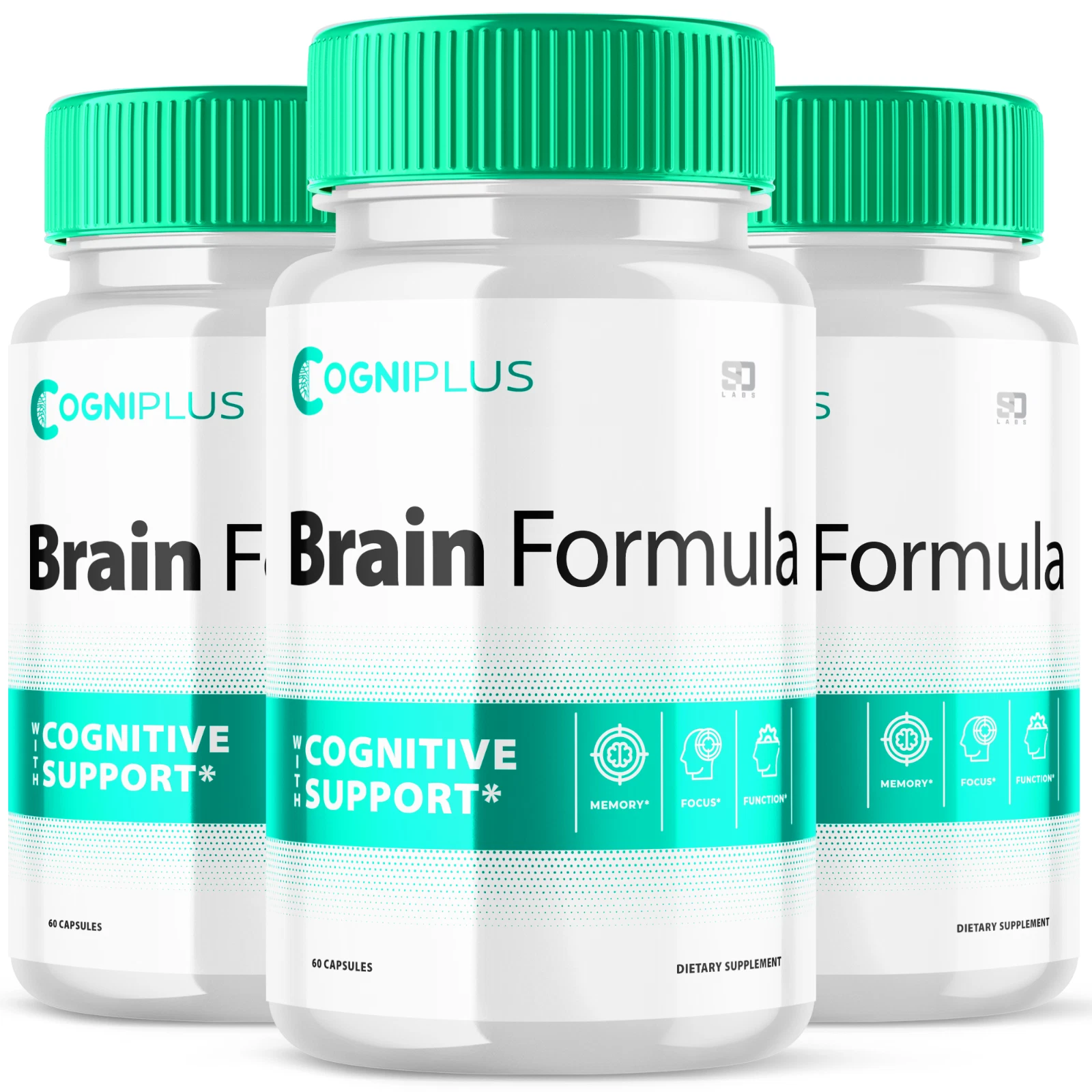 (3 Pack) Cogniplus Pills - Brain Health & Cognitive Support Supplement - 180ct
