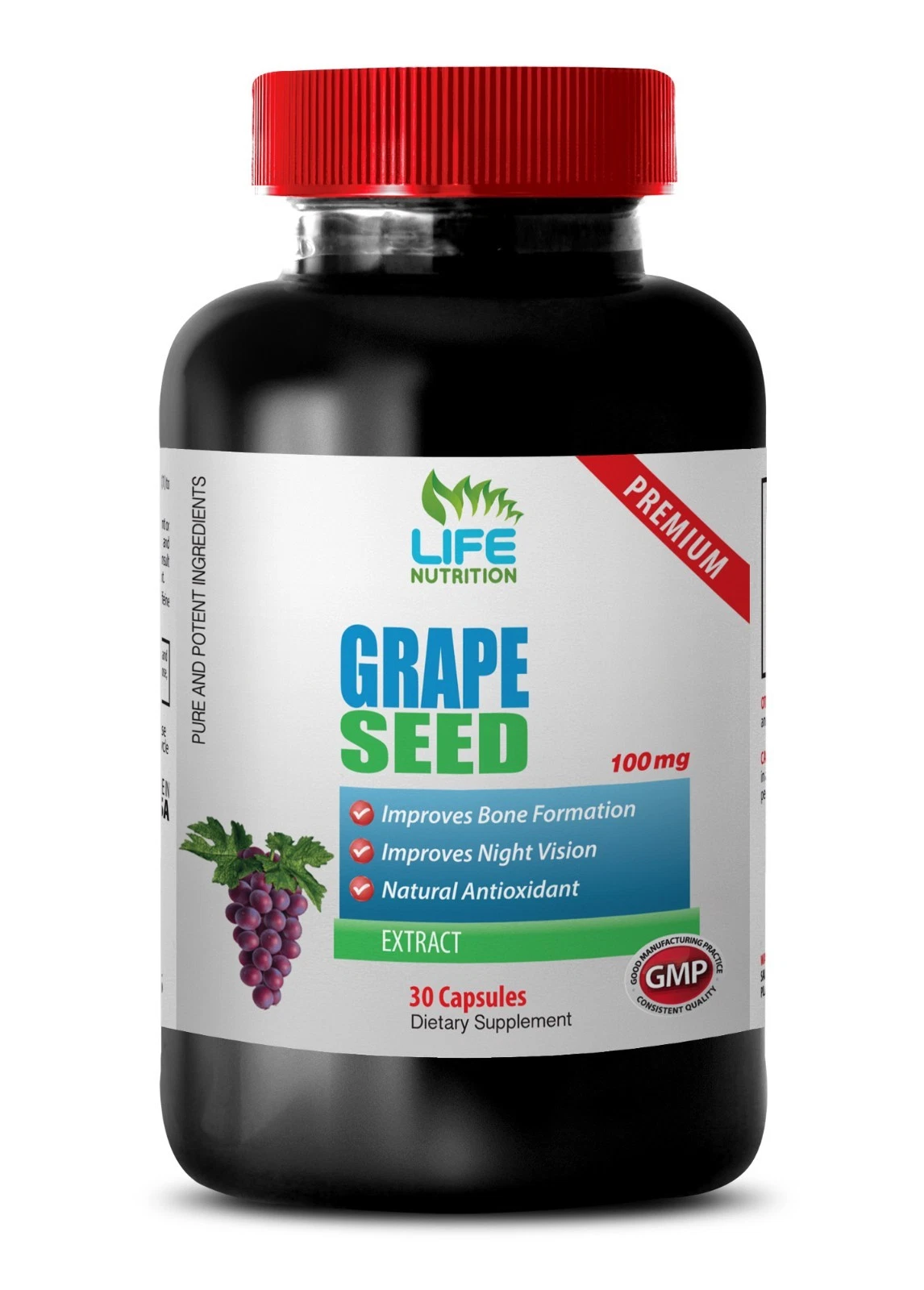 prevent inflammation - GRAPE SEED EXTRACT 150mg - improve memory and learning 1B