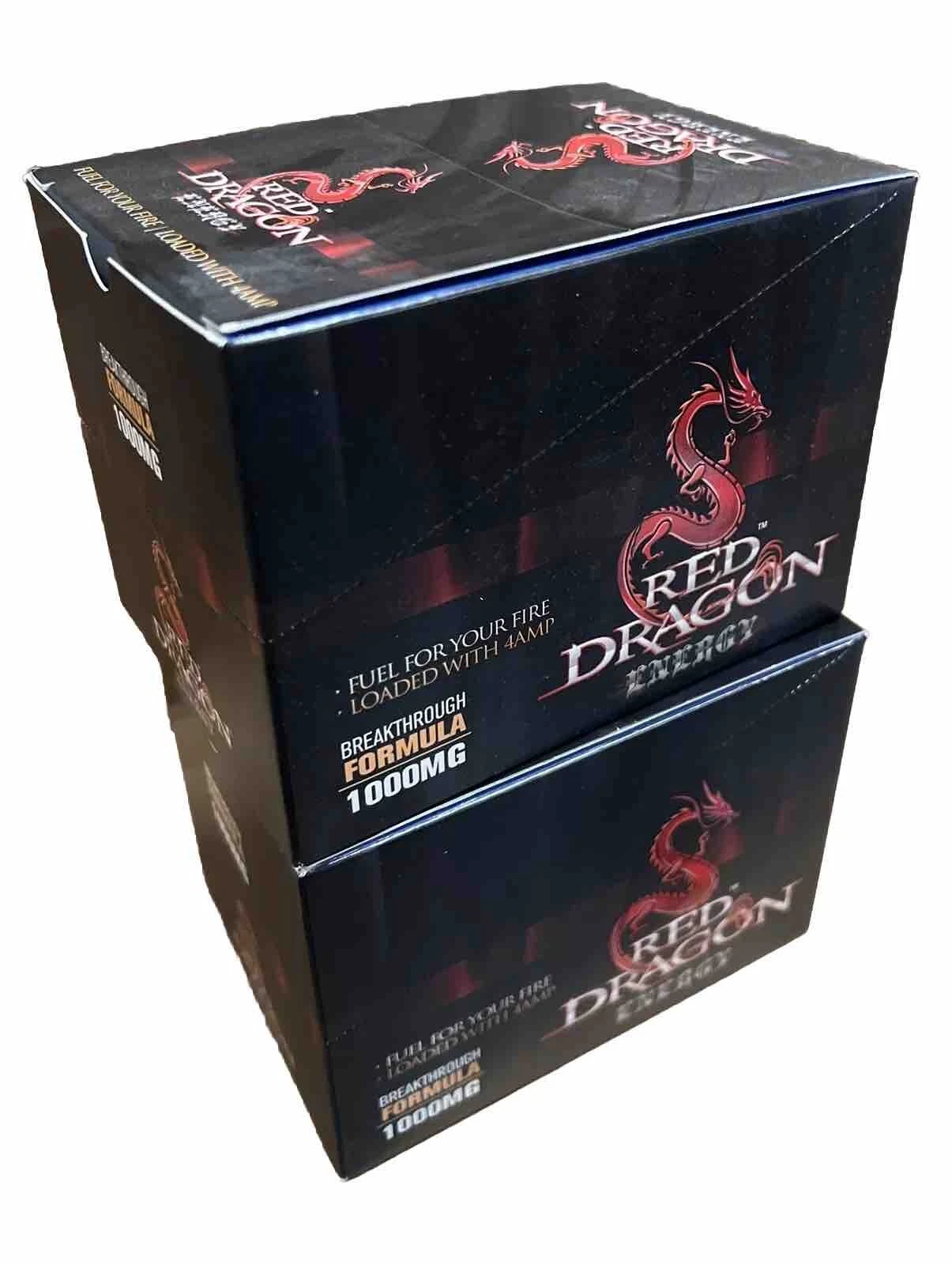 Red Dragon Energy Pills 48 Packs for Action Dated 5-18 Works Rapid Ultra Energy