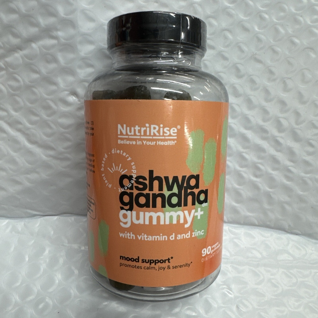 Ashwagandha Gummies Concentrated Vitamin D & Zinc Mood Stress Sleep Relief USA