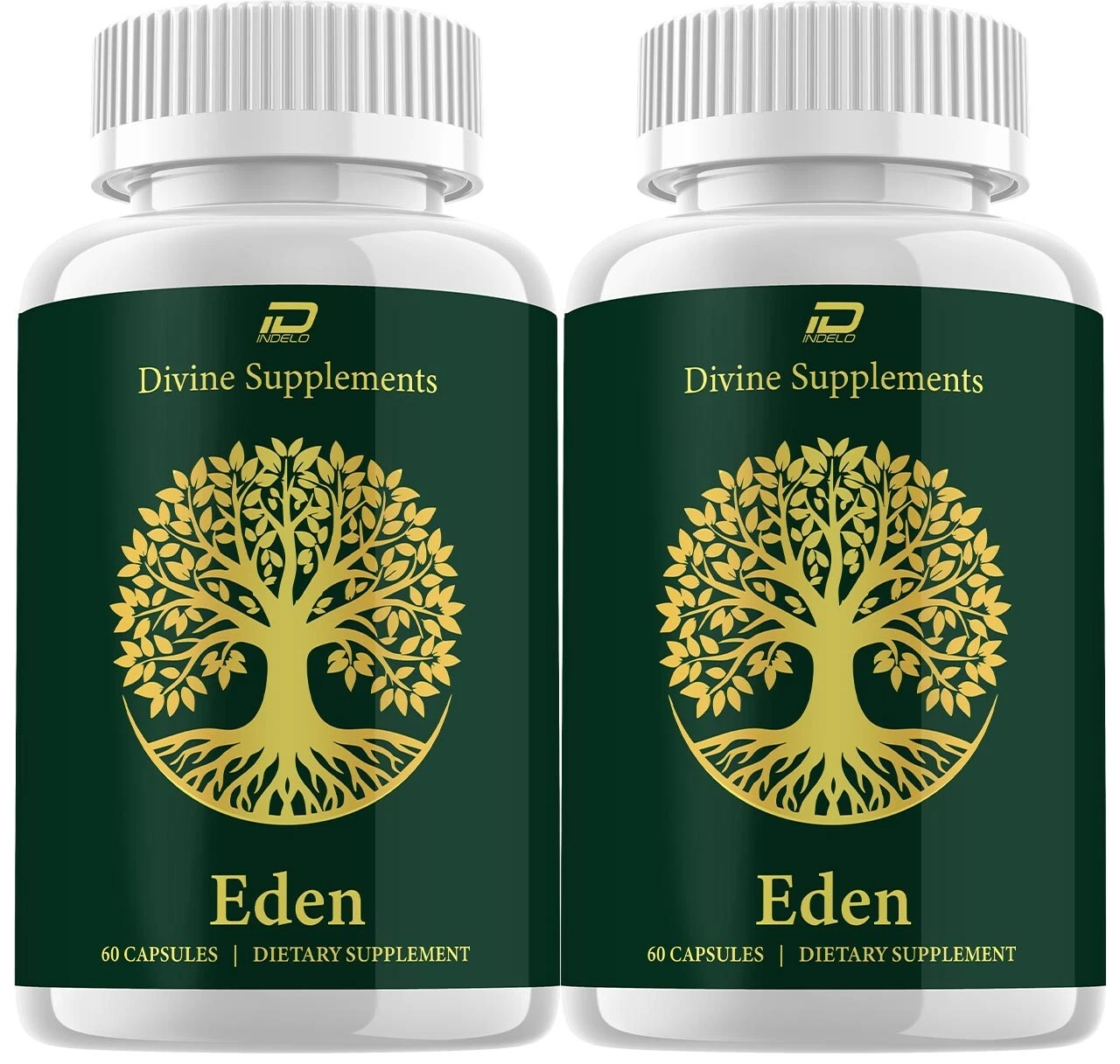 (2 Pack) Eden Capsules – Eden Pills Digestive Support, Gut Wellness