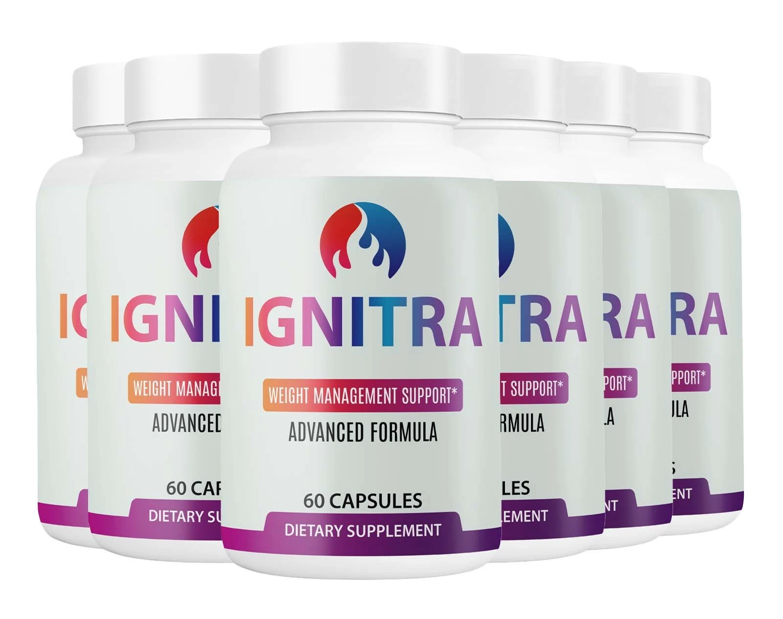(6 Pack) Ignitra Capsules for Weight loss, Advanced Fat-Burning Support Formula