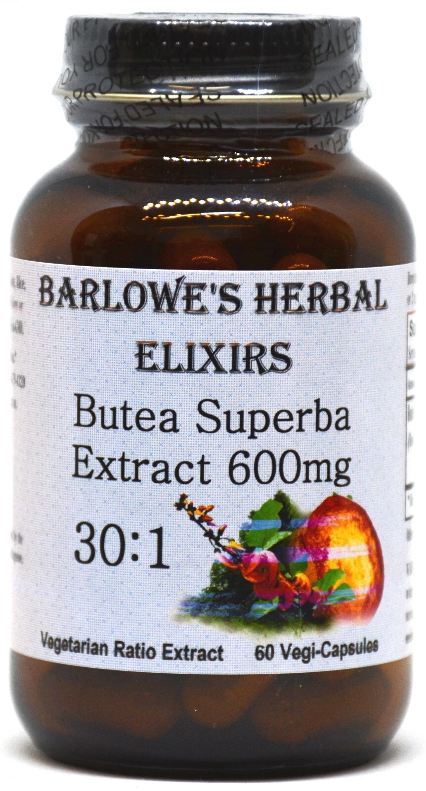 Butea Superba Extract | 30:1 Extract | 600mg | 60 Vegi-Caps | Stearate Free