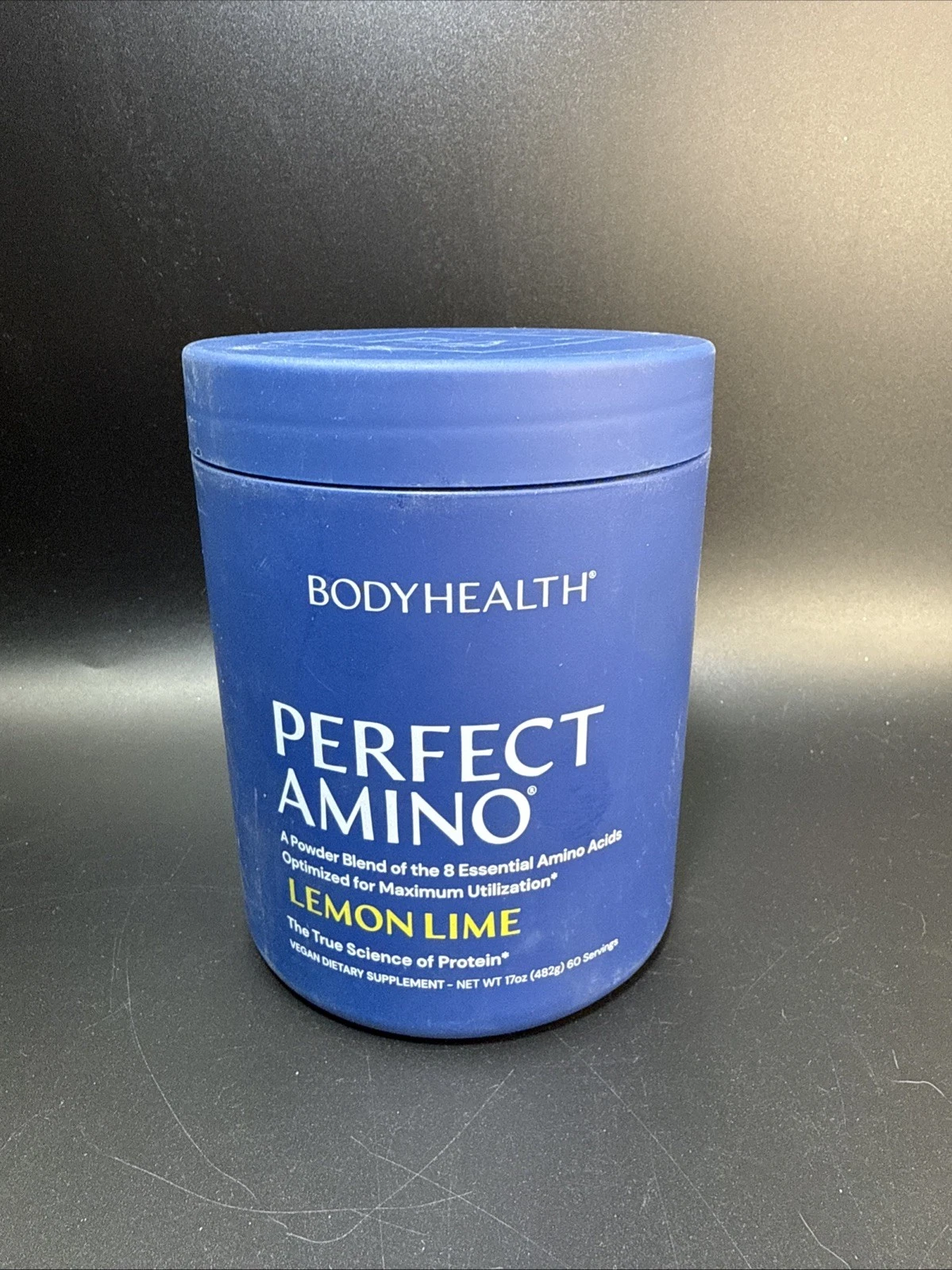 BodyHealth Perfect Amino Powder- Lemon Lime- 17Oz ( 60 Servings) Exp 02/2026