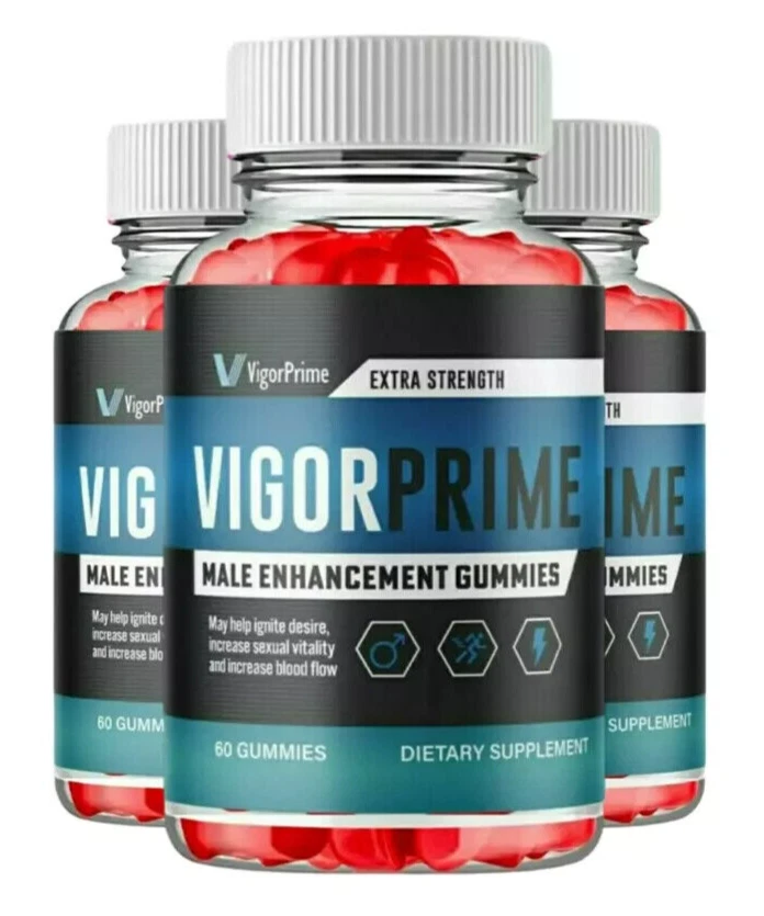 VigorPrime Gummies Extra Strength Gluten-Free Supplement (180 Gummies) 3-Pack