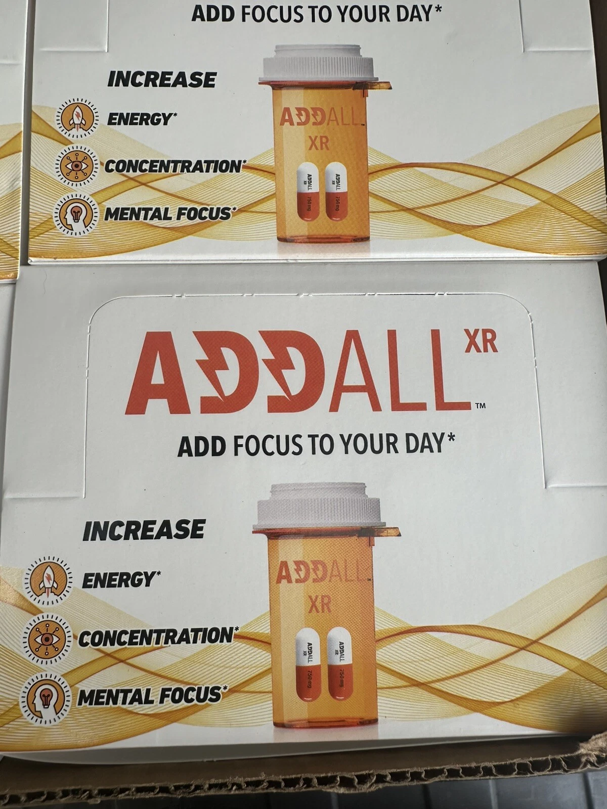 Addall XR Orange Drink Shots 12 Pack 2025 Read Open Damaged Box Read