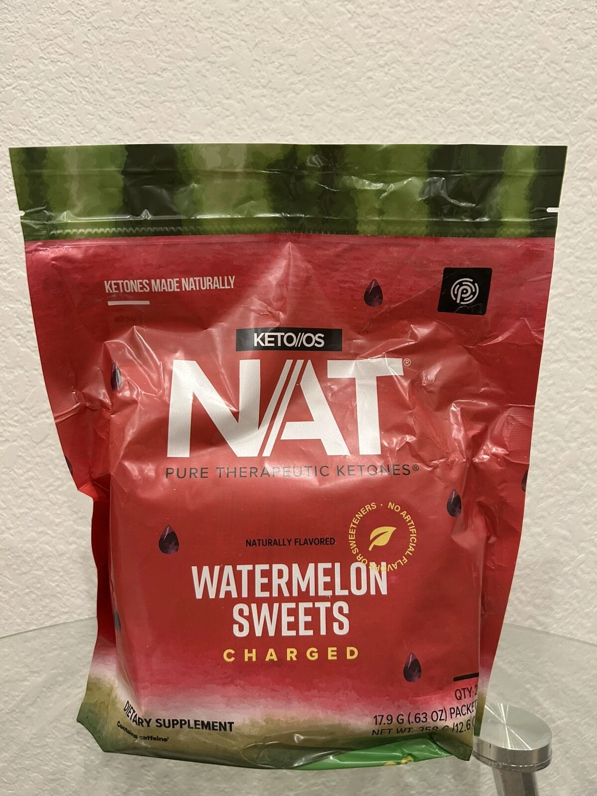 Pruvit KETOSNAT Ketones WATERMELON SWEETS CHARGED 20 PACKS FREE SHIPPING