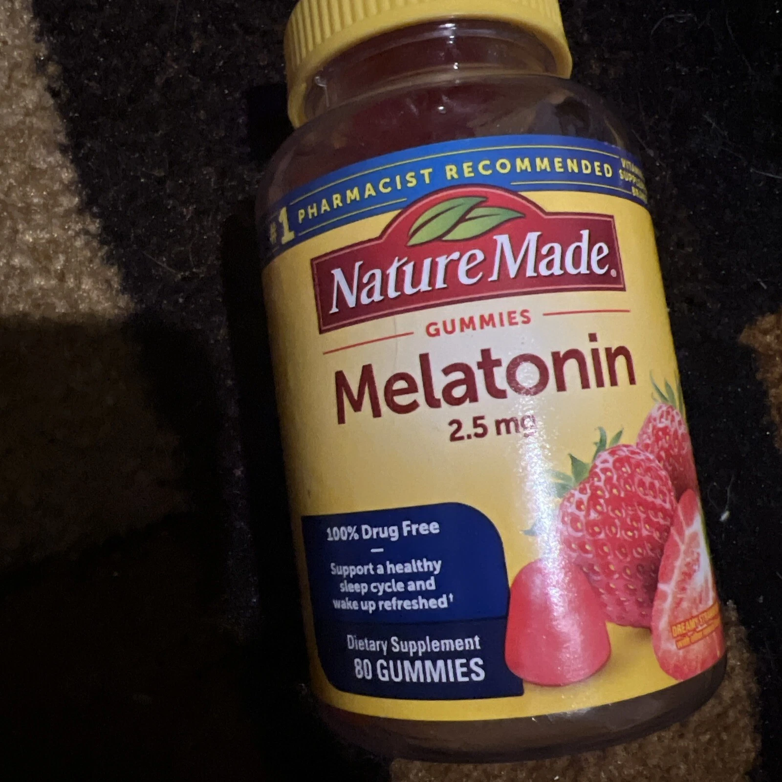 Nature Made Melatonin Gummies 2.5 mg, 80 Gummies
