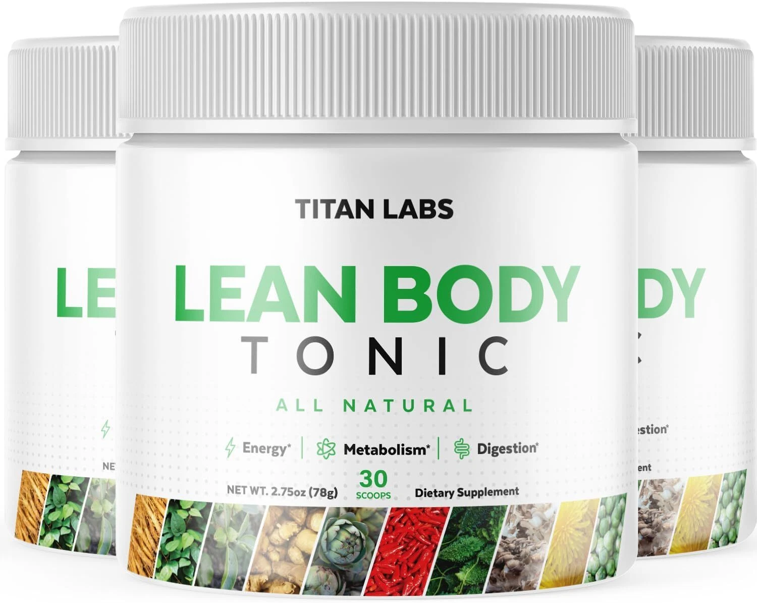 3 Pack - Lean Body Tonic - Weight Management Support Supplement Shake Powder