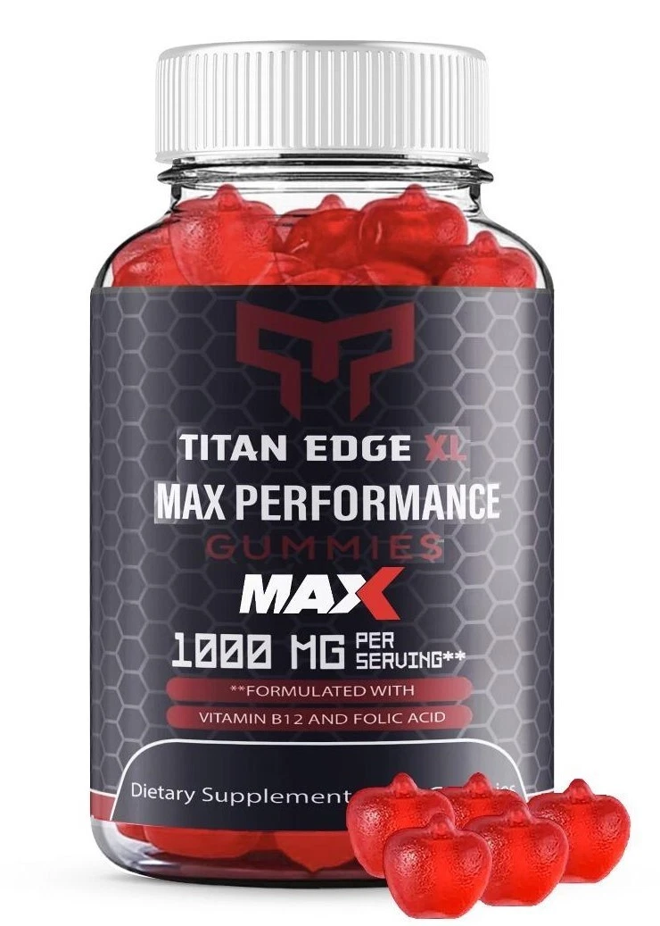 (1 Pack) Titan Edge XL Max Gummies TitanEdge XL Max Performance Supplement