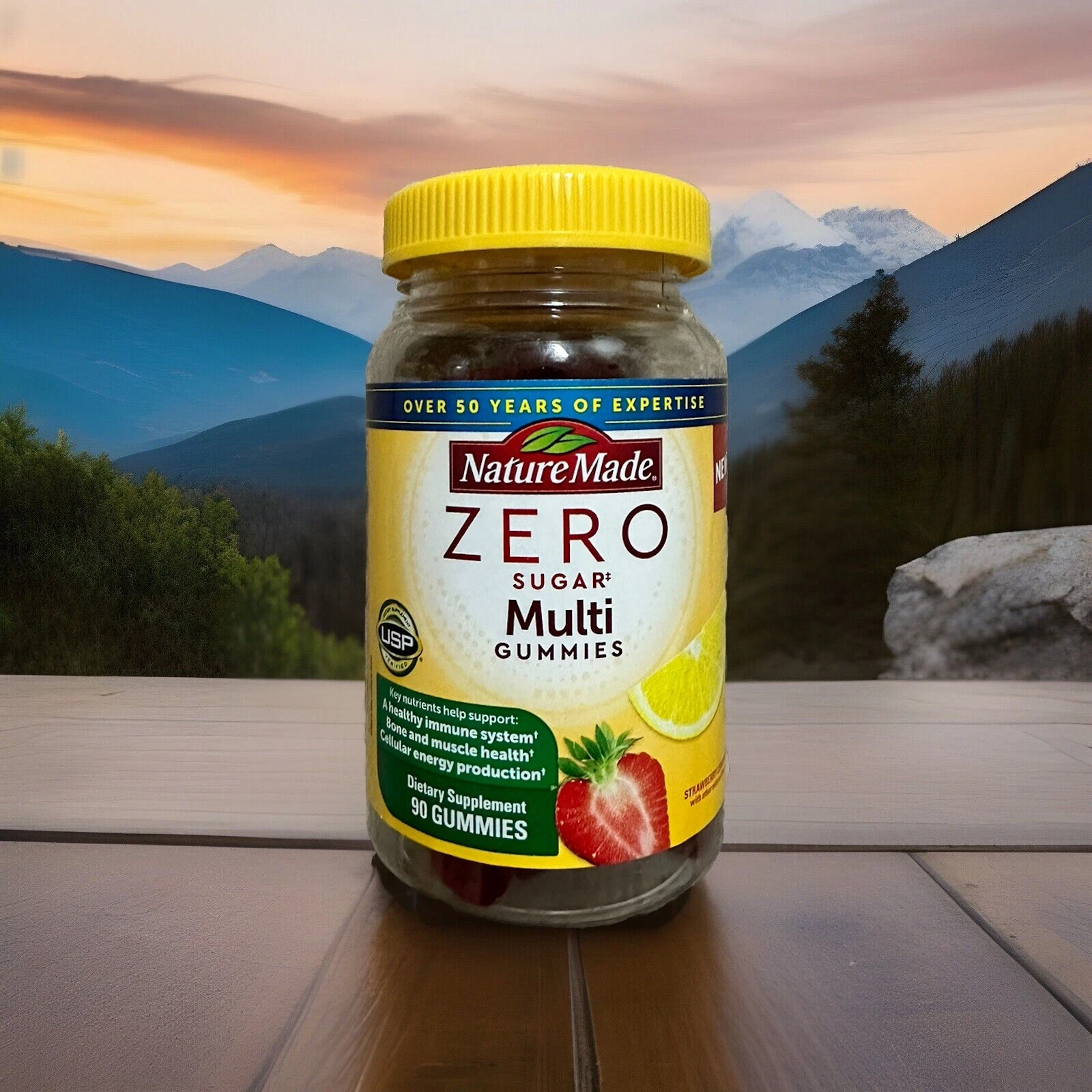 Nature Made Zero Sugar Multivitamin , 90 Gummies, Exp 01/2026