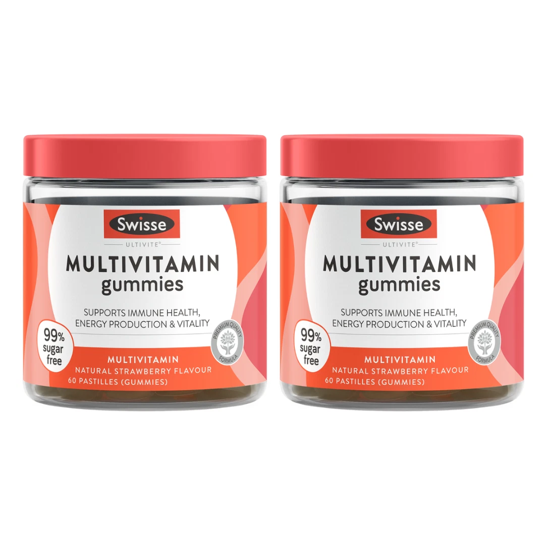 2x Swisse Ultivite Multivitamin 60 Gummies