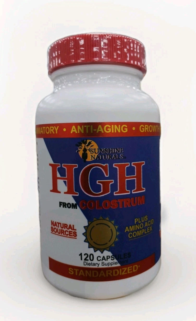 Booster =HGH-Bovine Colostrum Supplement – Healthy Immune Response 120 capsules