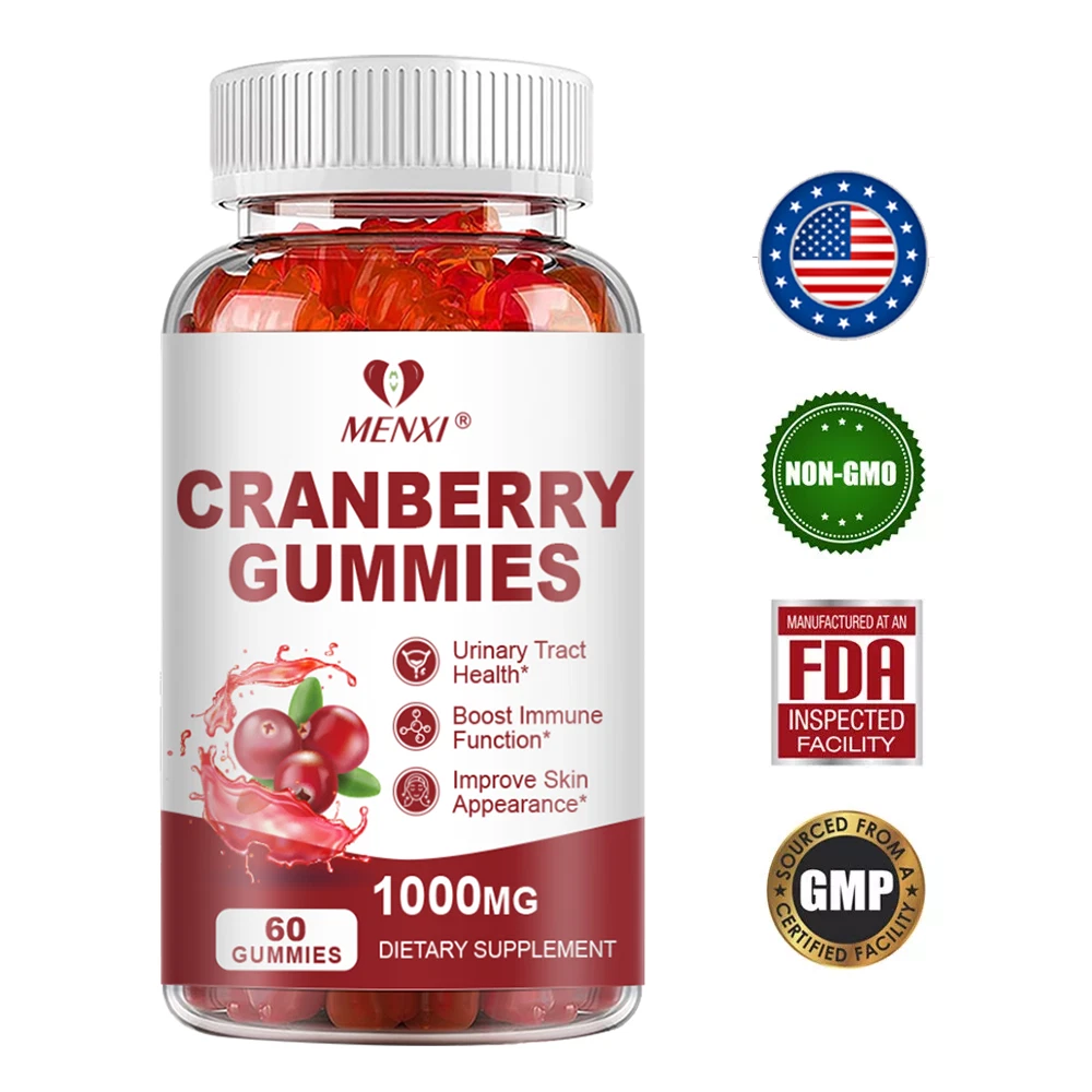 Cranberry Urinary Health Gummies Immune Support Bladder Health Hormonal Balance