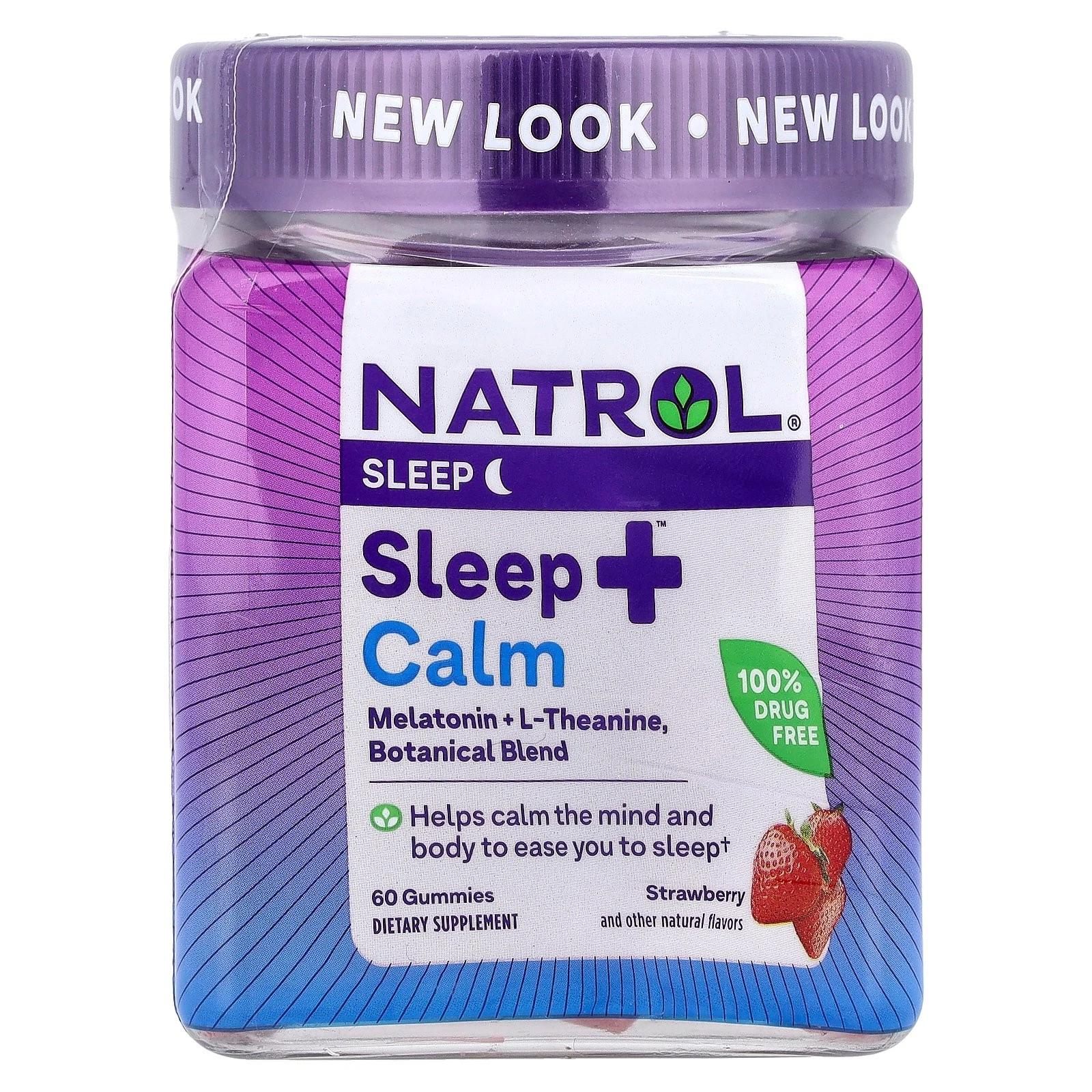 Sleep+™ Calm Gummies, Strawberry, 60 Gummies