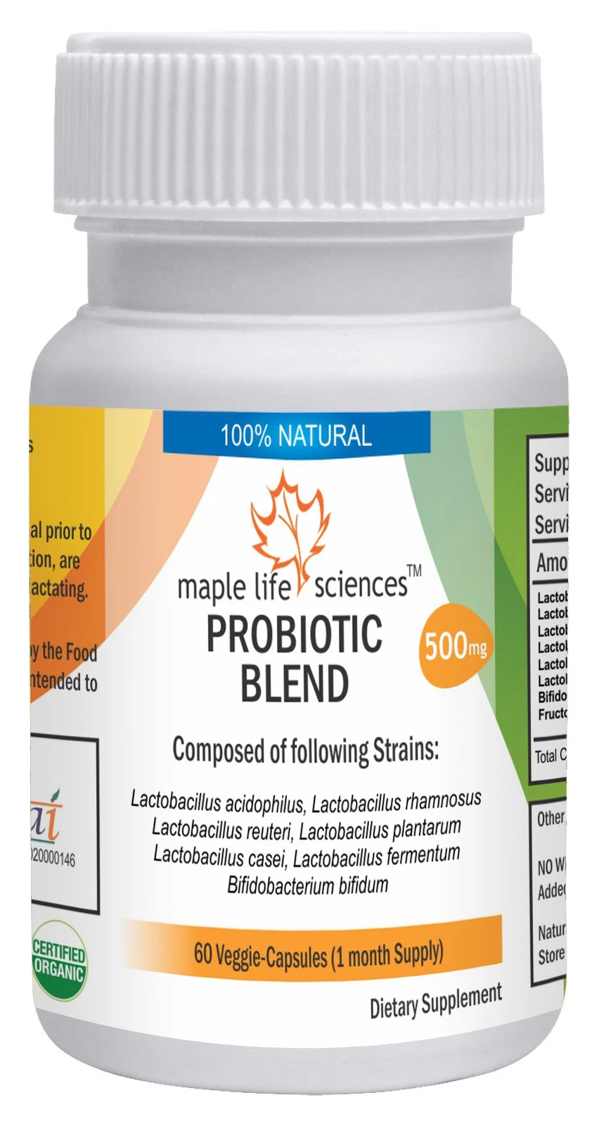 Probiotic blend of Lactobacillus Acidophilus rhamnosus reuteri Capsules 4
