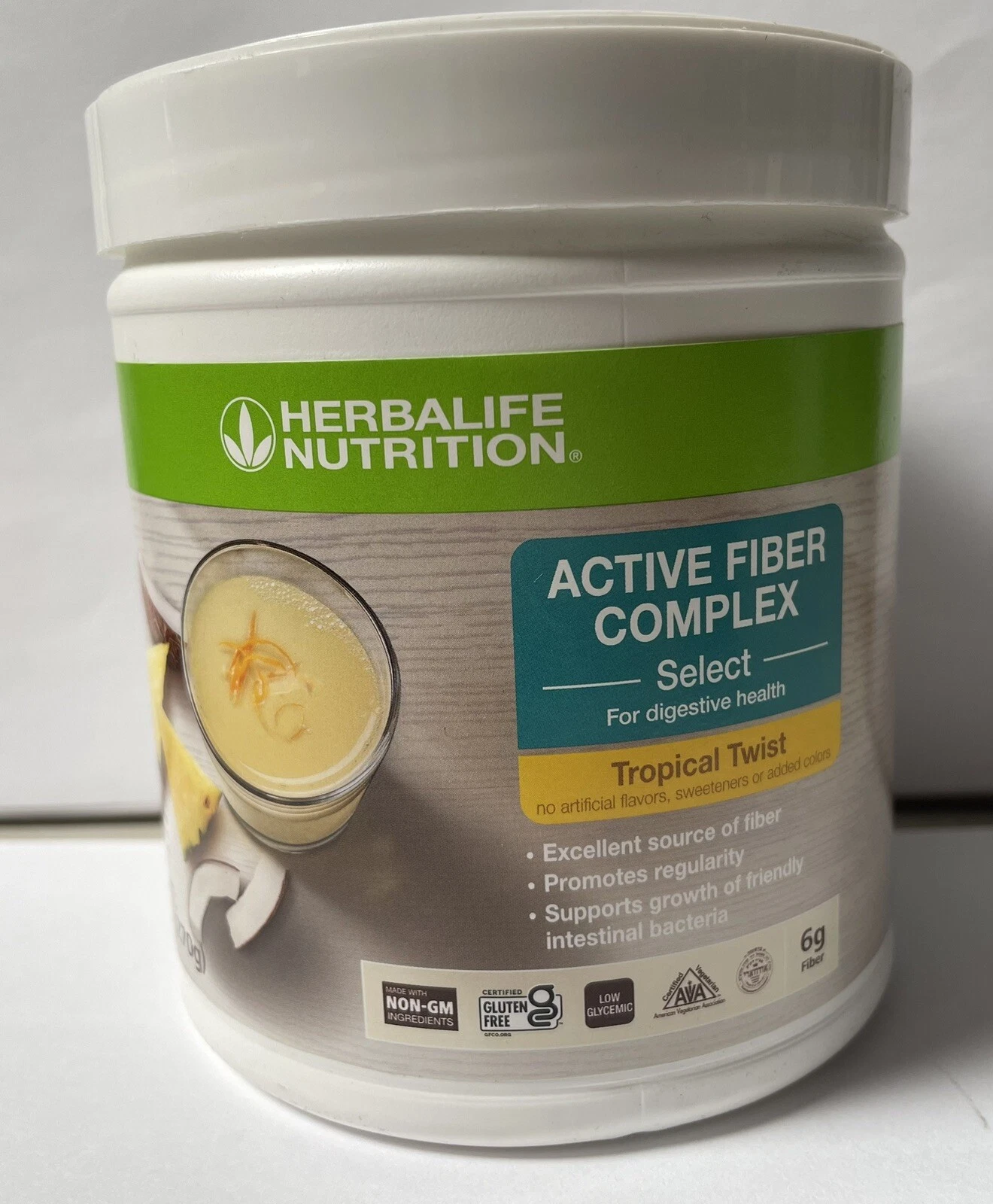 Herbalife Active Fiber Complex Tropical Twist 9.5 oz Excellent Source Of Soluble