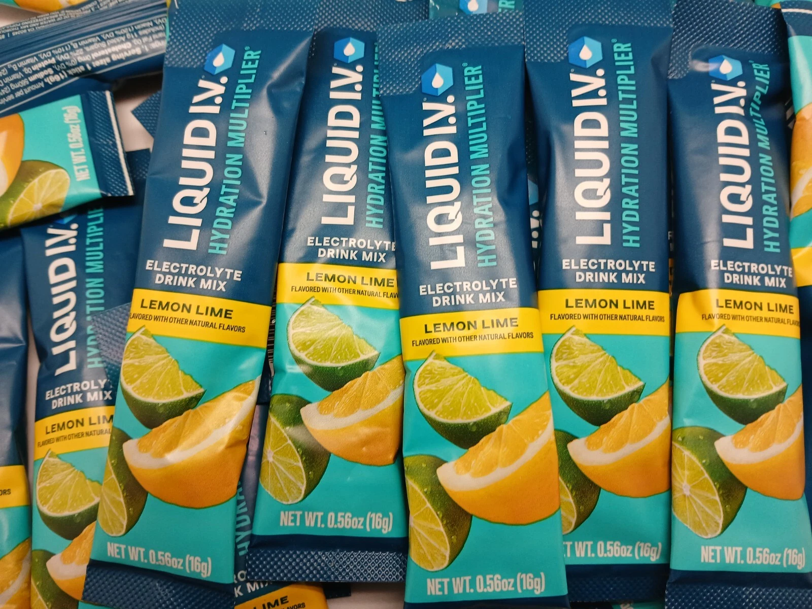 Liquid I.V. Hydration Multiplier - Lemon Lime (60 Packets) | Electrolyte Powder