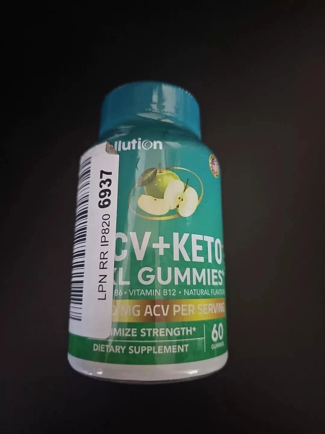 New & Sealed Keto Gummies: 1,000 mg Apple Cider Vinegar 60 Count Free Ship