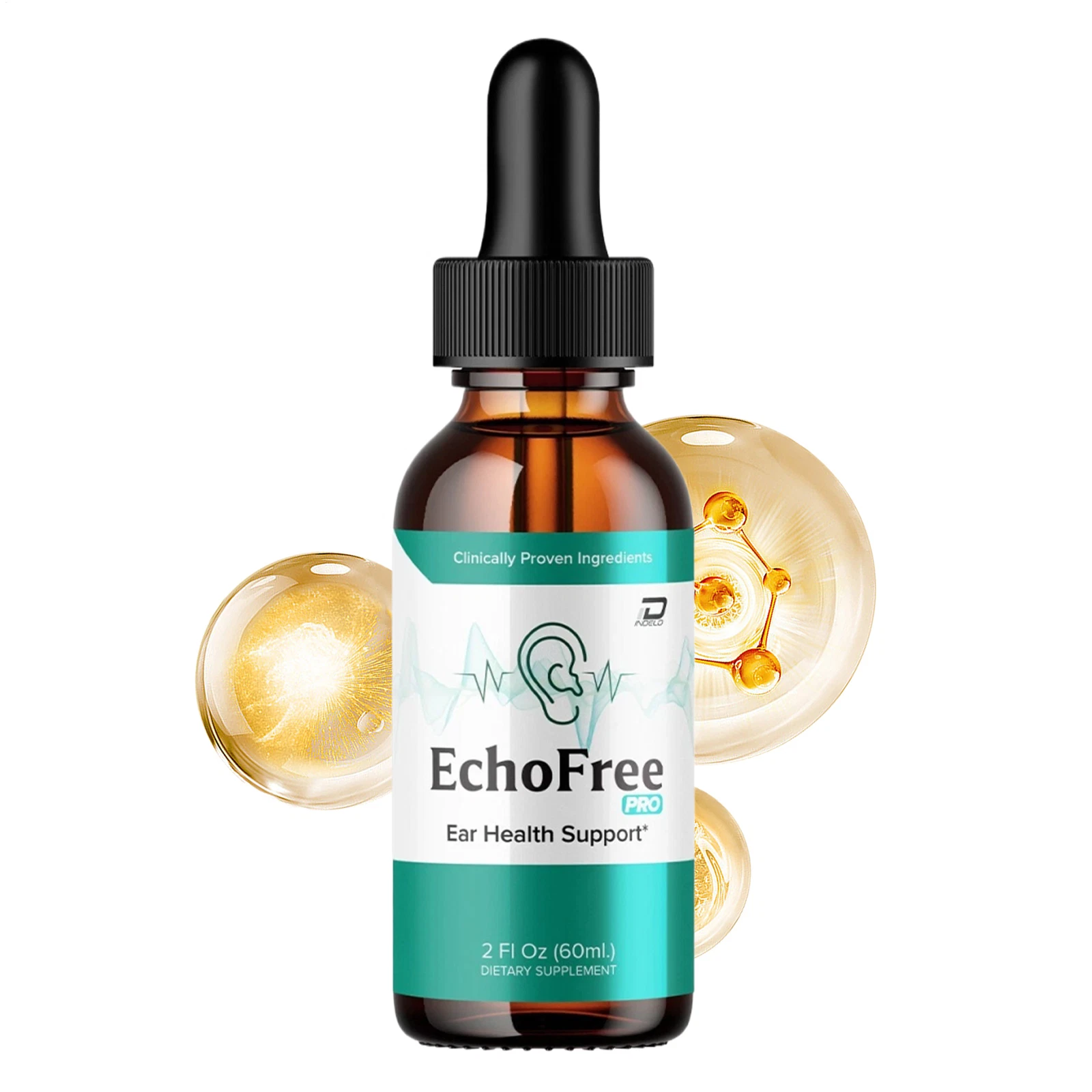 (1 Pack) Echo Free Pro Healthy Ear Support – Echo Free Pro Liquid Drops