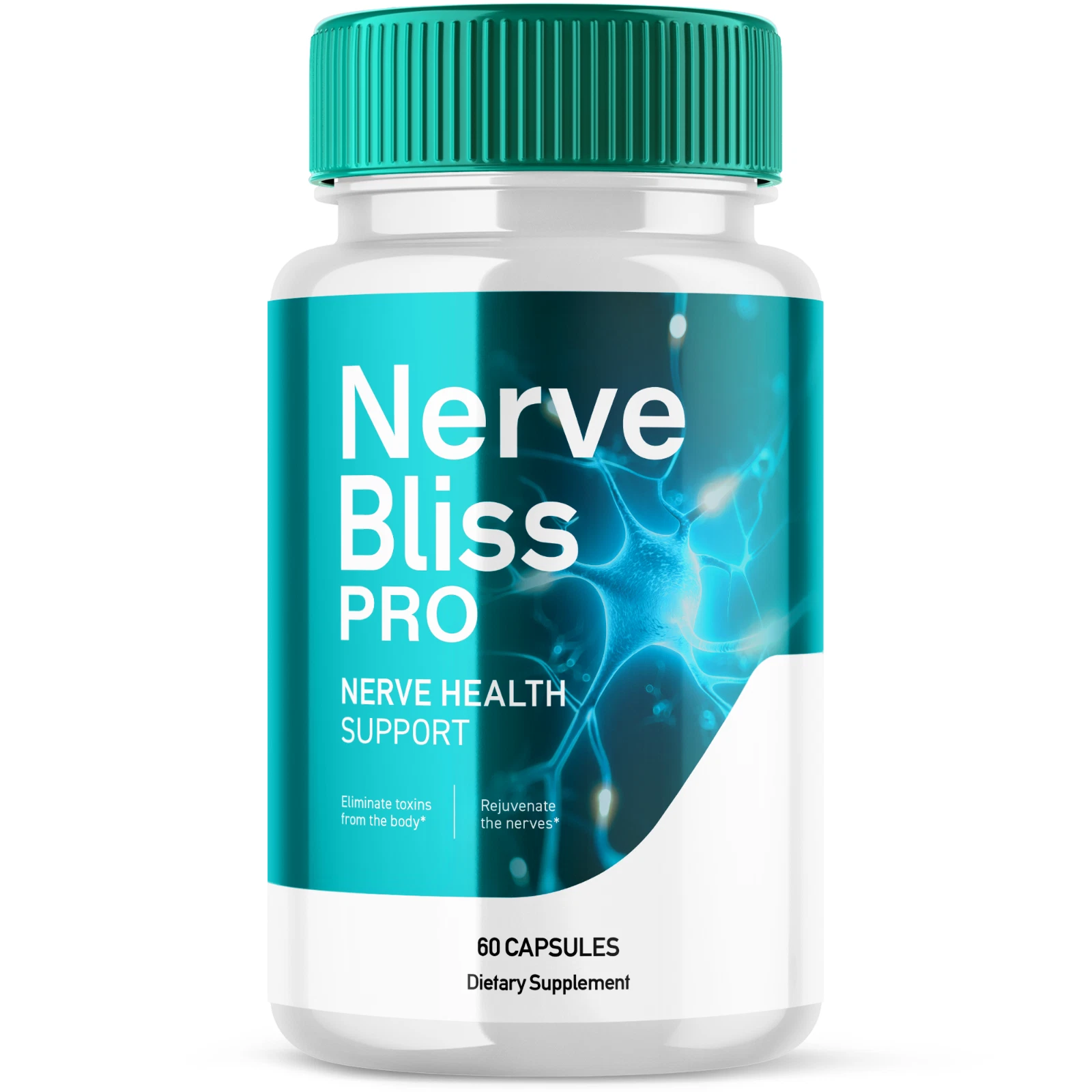 Nerve Bliss Pro Fórmula de Apoyo Avanzado Potencia Máxima Vitamina 60 Cápsulas