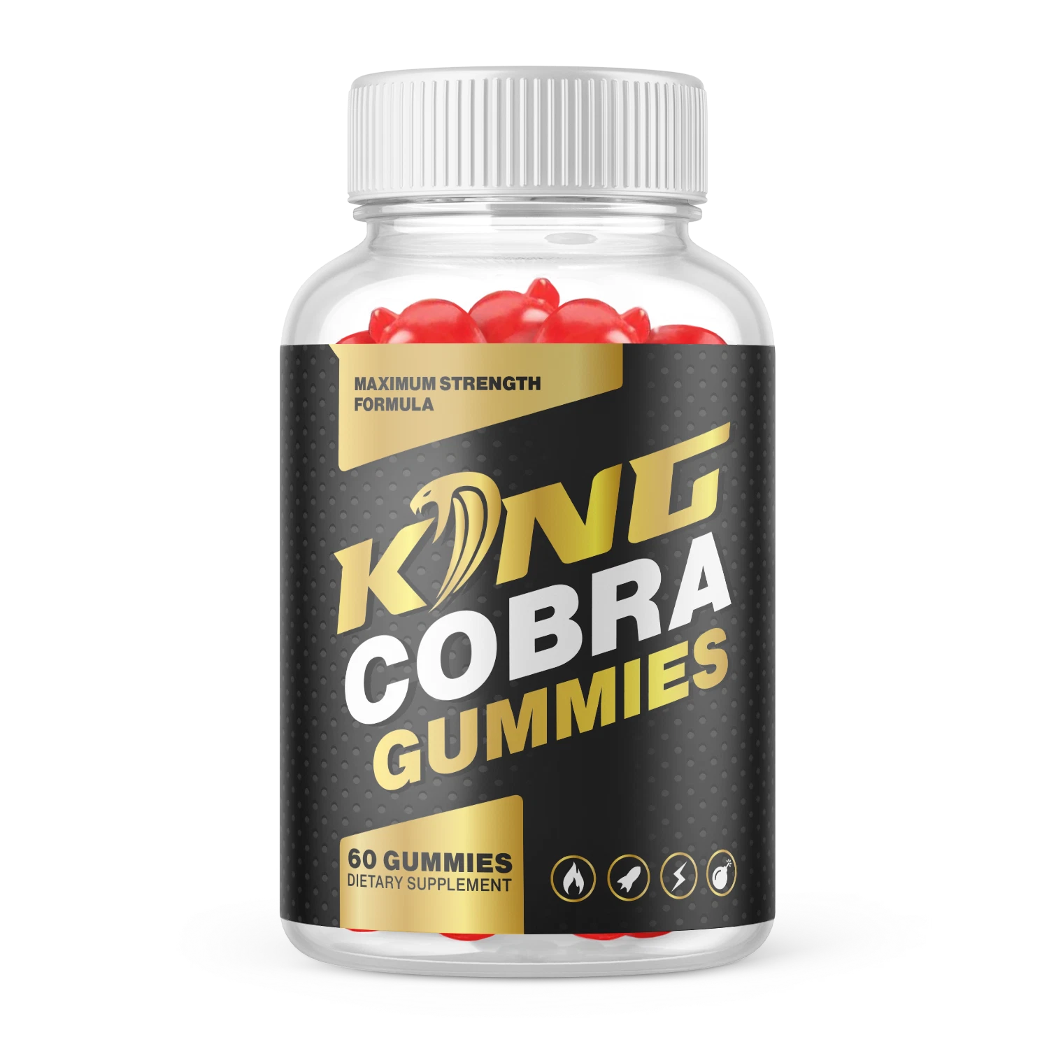 1 Pack - OFFICIAL King Cobra Gummies For Men - KingCobra Male Gummy Formula