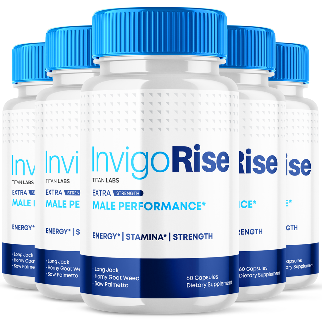 Invigorise Male Pills - Boosts Stamina and Vitality Support (5 Pack)