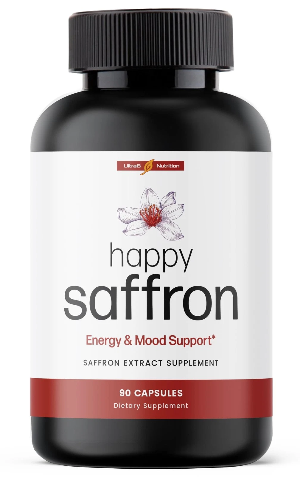 Happy Saffron Supplements - 100% Pure Saffron Extract Supplement - Mood Enhan...