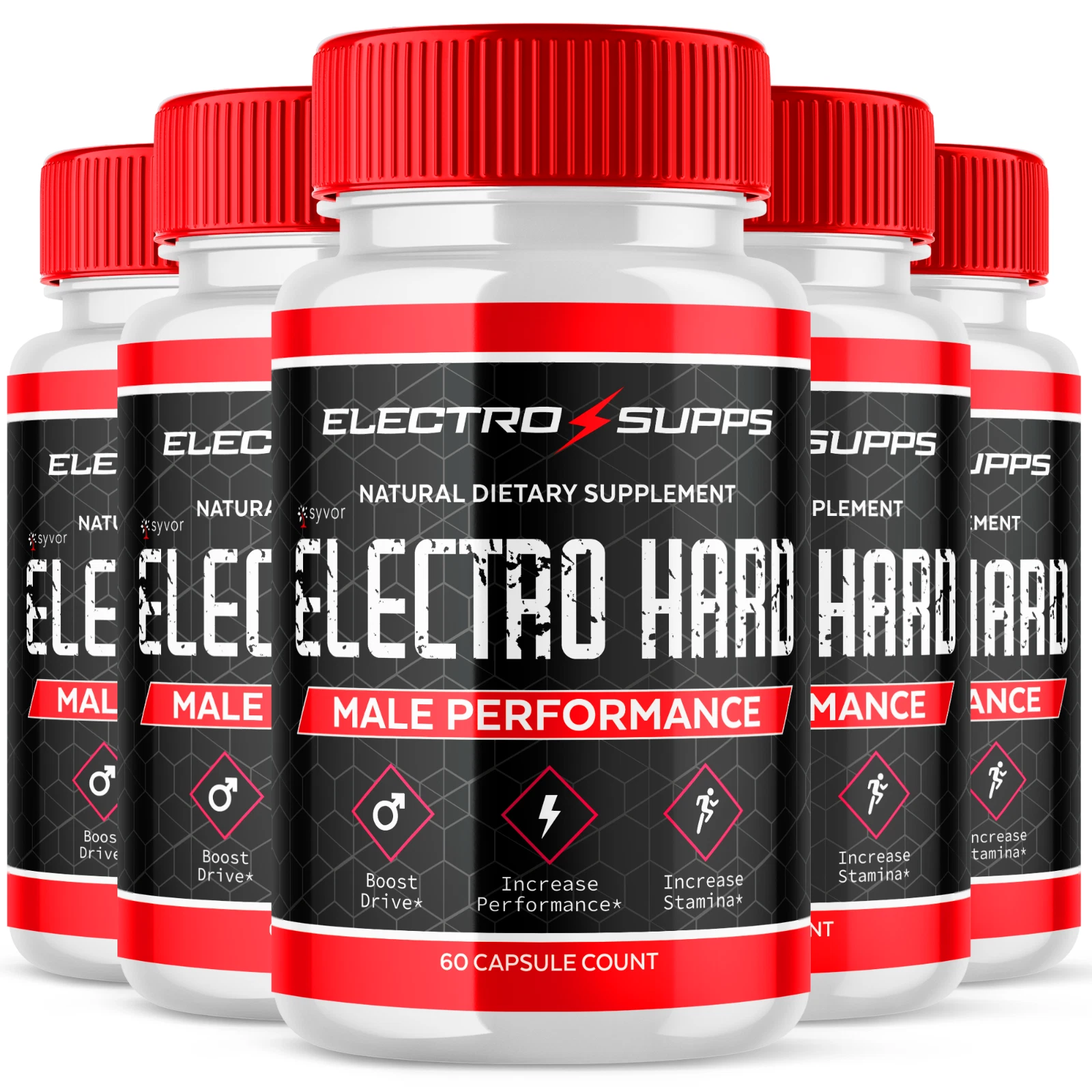 Electro Hard Male Pills Advanced Vitality Support Formula Supplement 300 Capsule