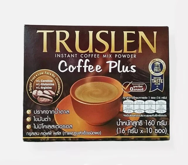 Truslen Instant Coffee Plus Slimming Weight No Sugar Collagen Diet Mix Powder 10
