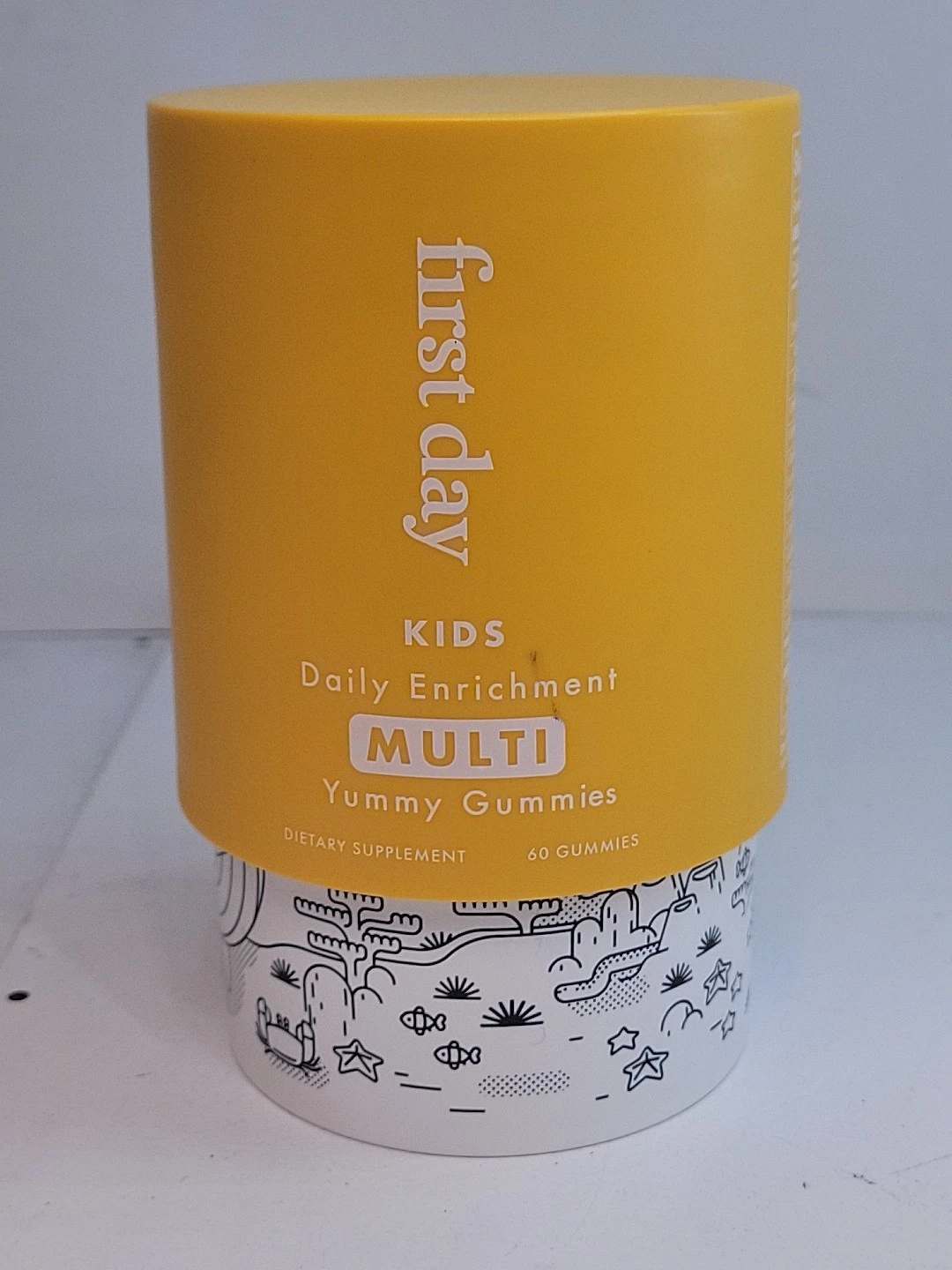 First Day KIDS Daily Enrichment MULTI VITAMINS 60 Yummy Gummies - 12/2025