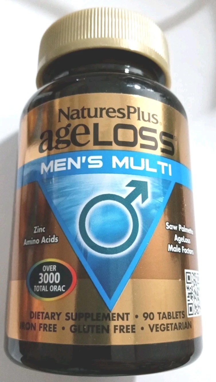 Nature's Plus AgeLoss Men's Multi Tablets 90 Count