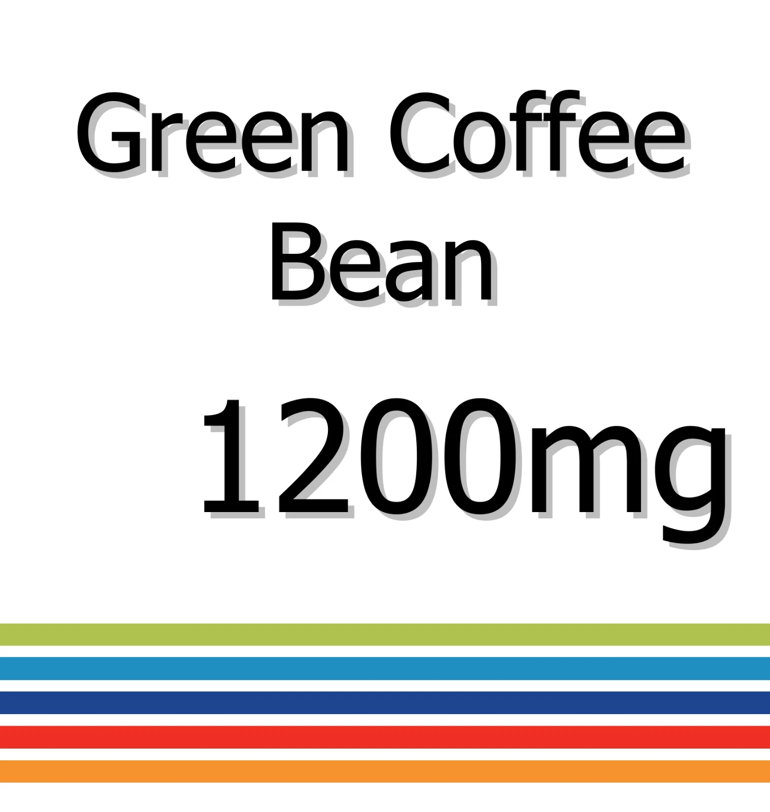 Green Coffee Bean 1200mg x 90 Tablets - Improved Metabolism