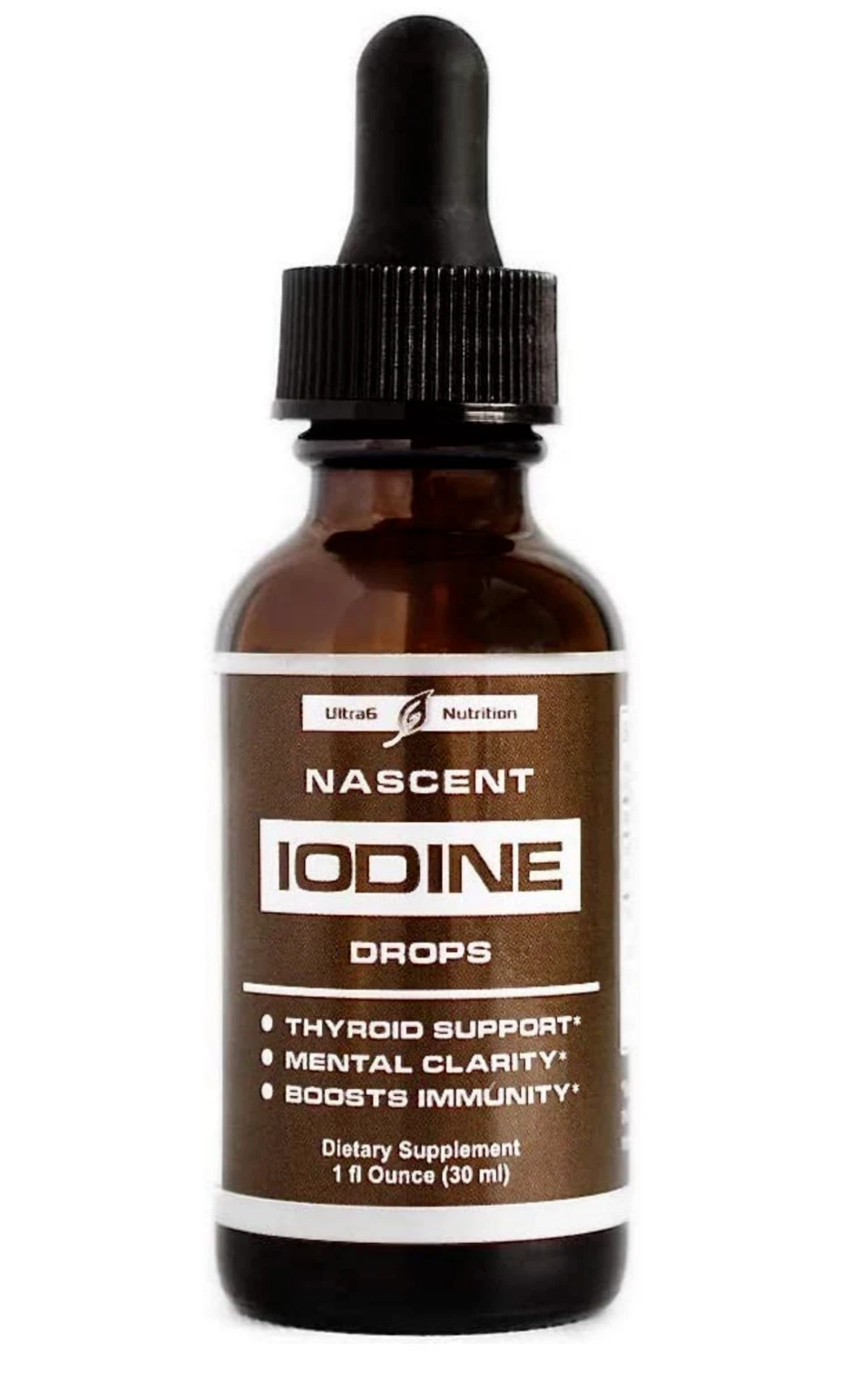 Nascent Iodine Supplement - Complete Thyroid Iodine Solution for Thyroid Supp...