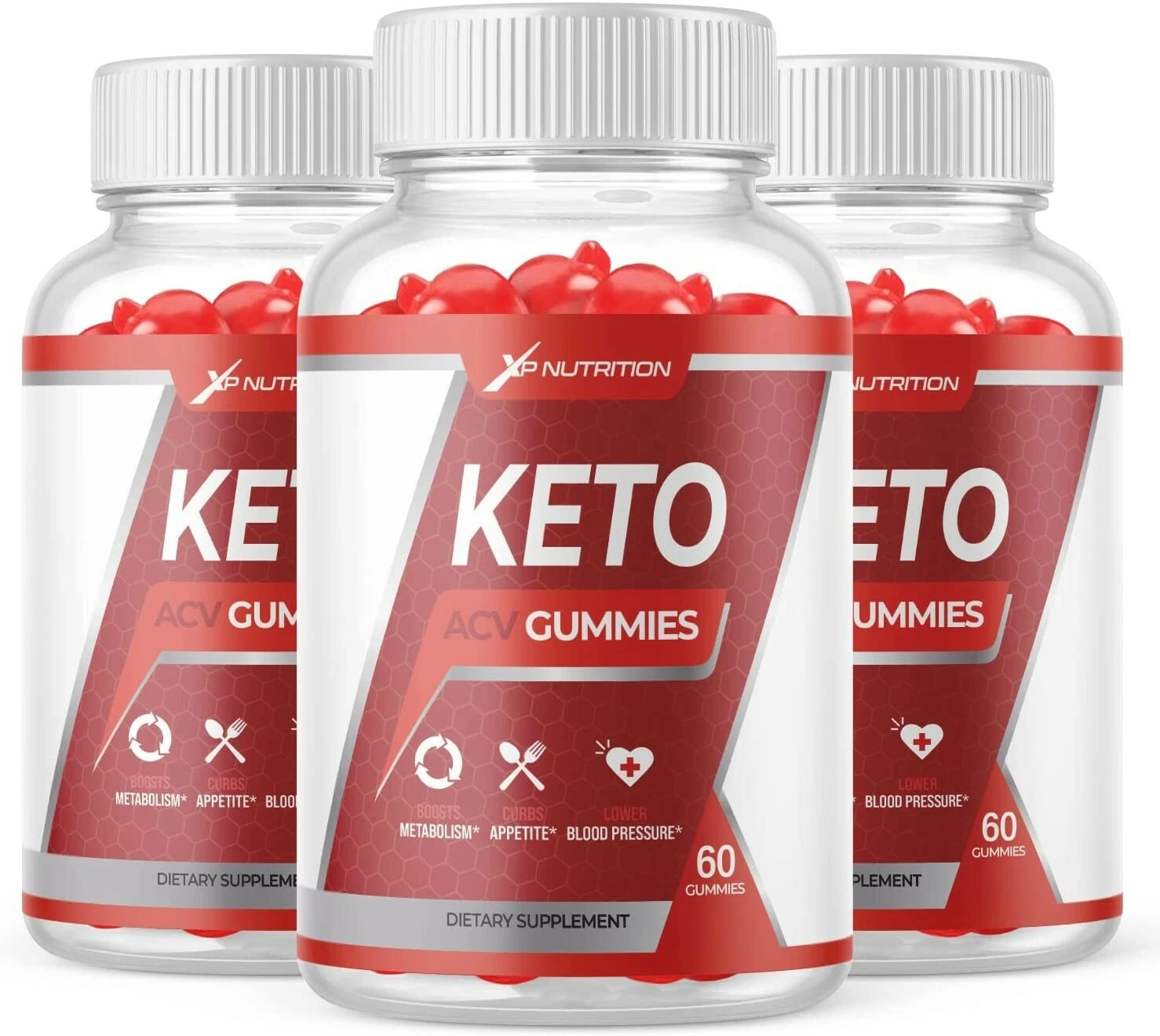 3-XP Nutrition Keto ACV Gummies, Weight Loss, Fat Burner, Appetite Suppressant