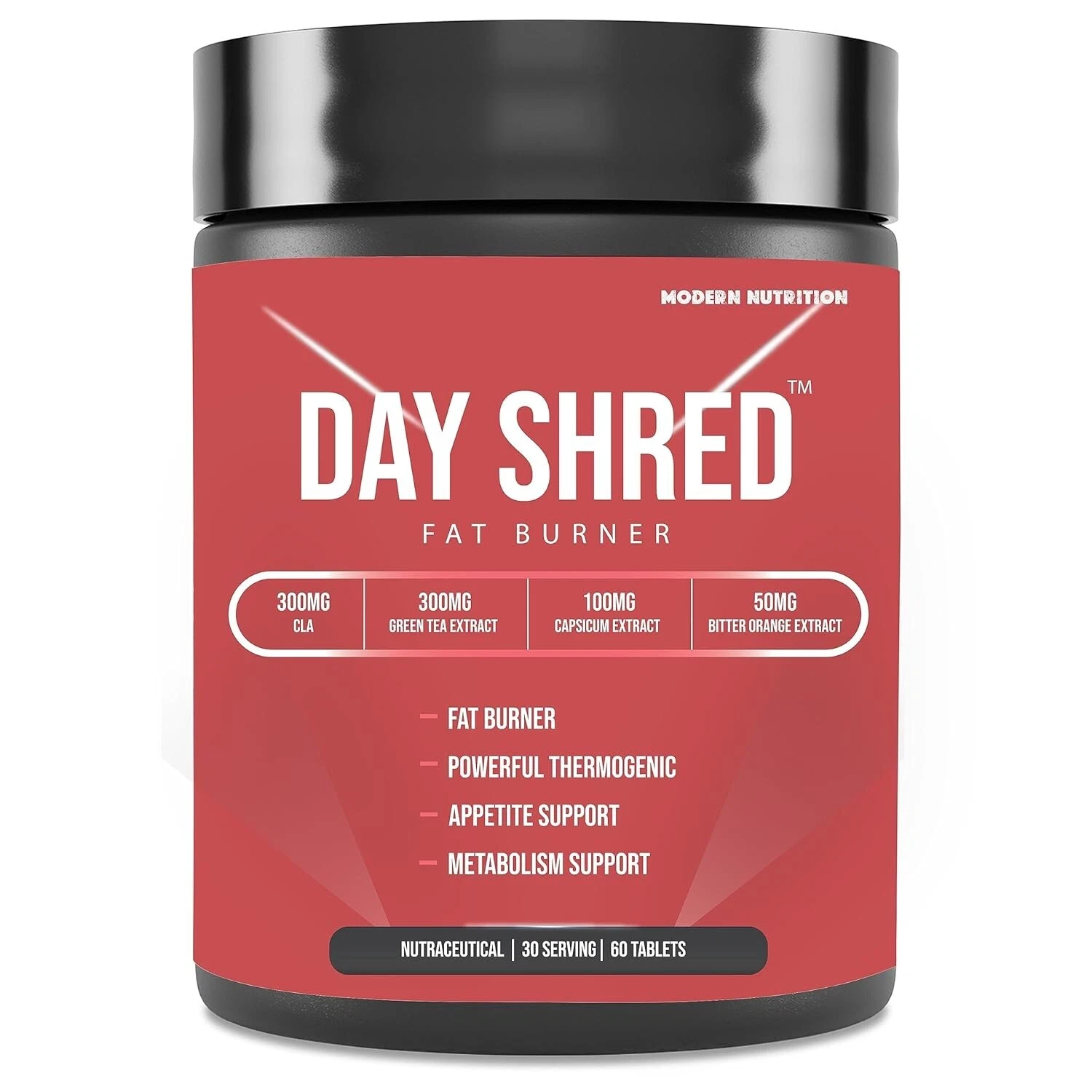 Day Shred Day Time Weight Loss Supplement Belly Fat Burner - 60 Tab Free Ship