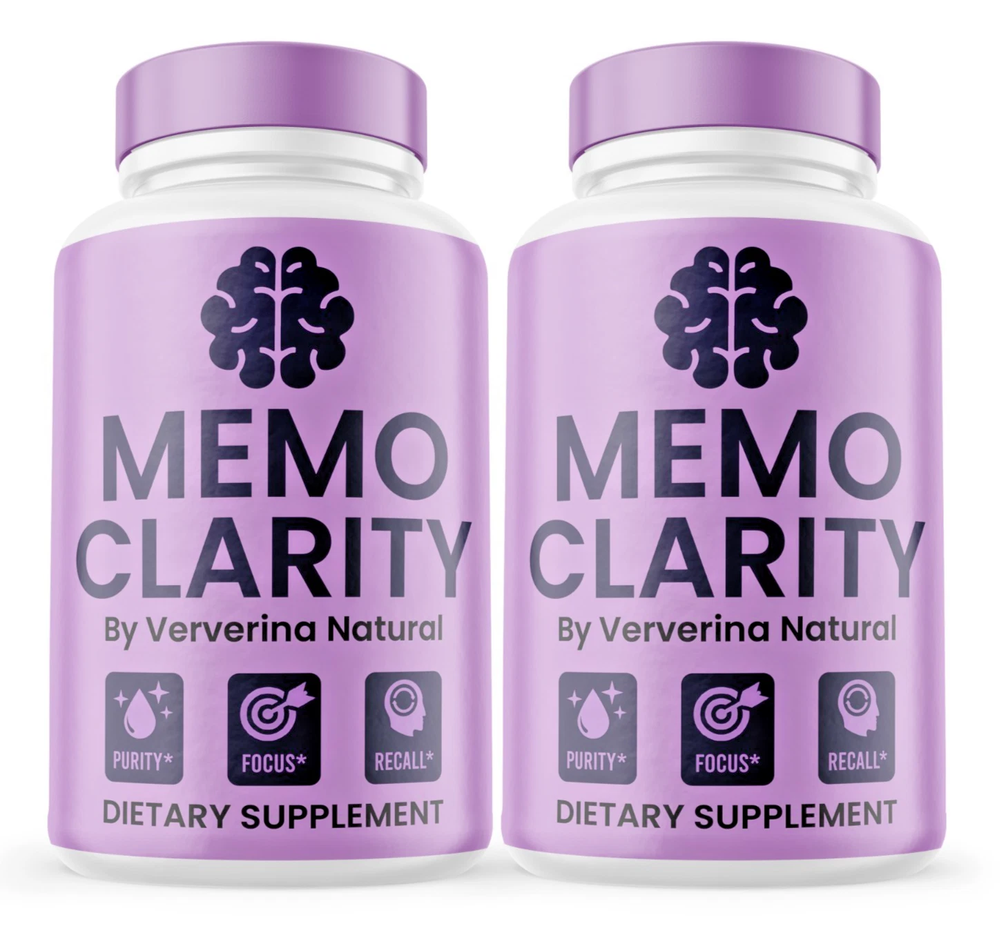 Memo Clarity Premium Brain Supplement to Support Memory Clarity (120 Capsules)