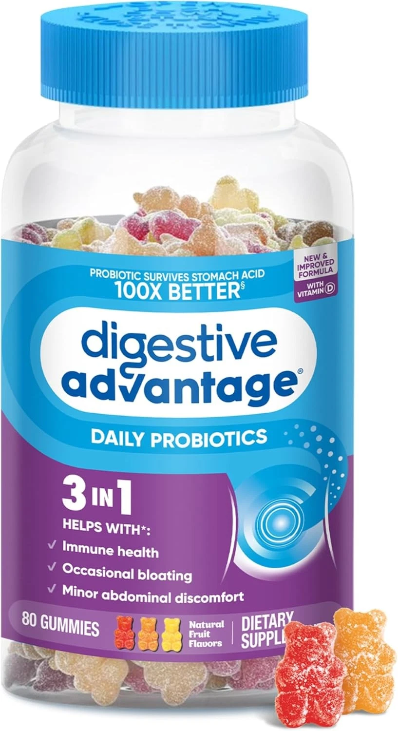 Digestive & Immune Health Support Probiotic Gummies (80 CT)