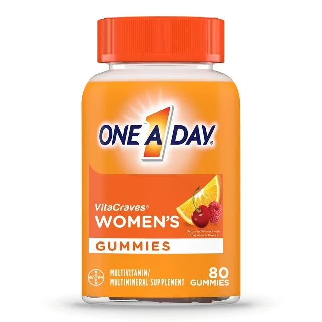 One A Day Women's Gummy Multivitamin, Multivitamins for Women, 80 Ct