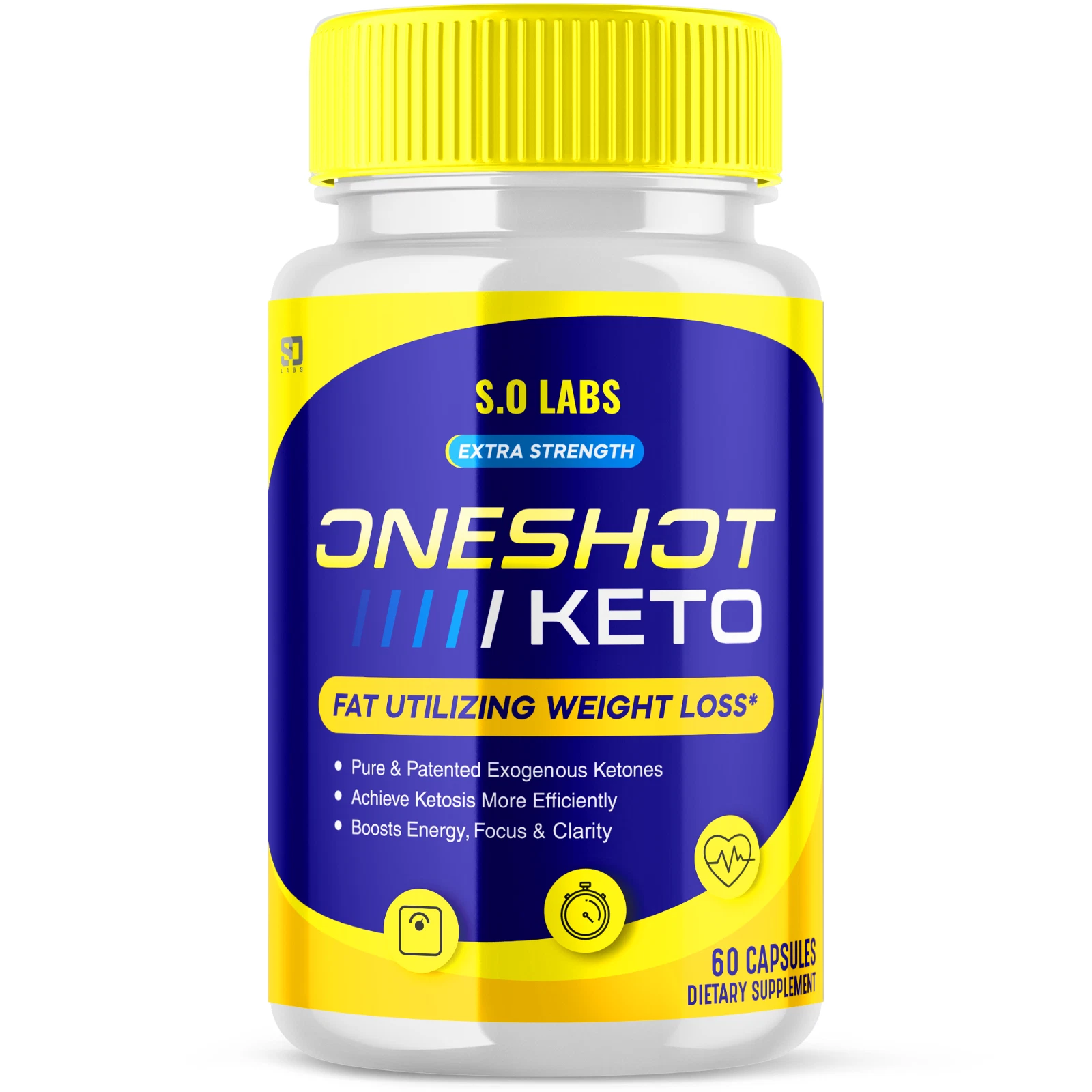 One Shot Keto Capsules - One Shot Supplement For Weight Loss ORIGINAL - 1 Pack