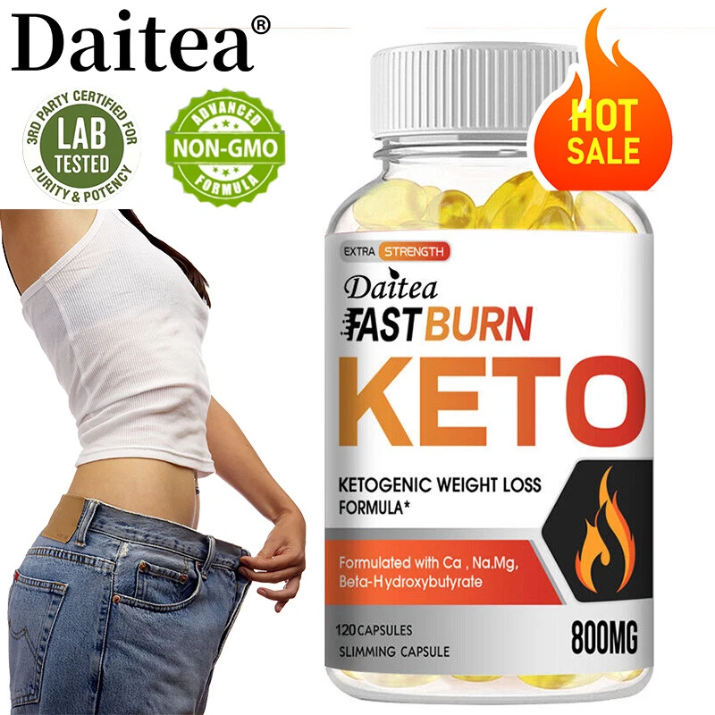 Keto Burn 120 Capsules 800 mg - Weight Loss Support, Appetite Suppressant