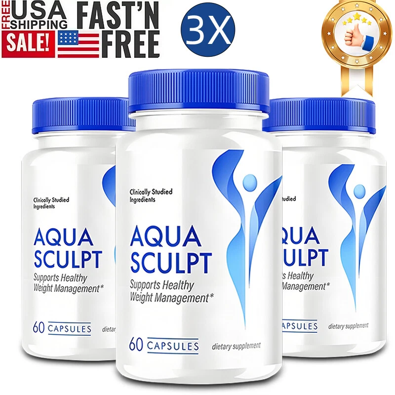 🔥Aqua Sculpt Advanced Weight Loss Support Aquasculpt Maximum Strength 60 Pills