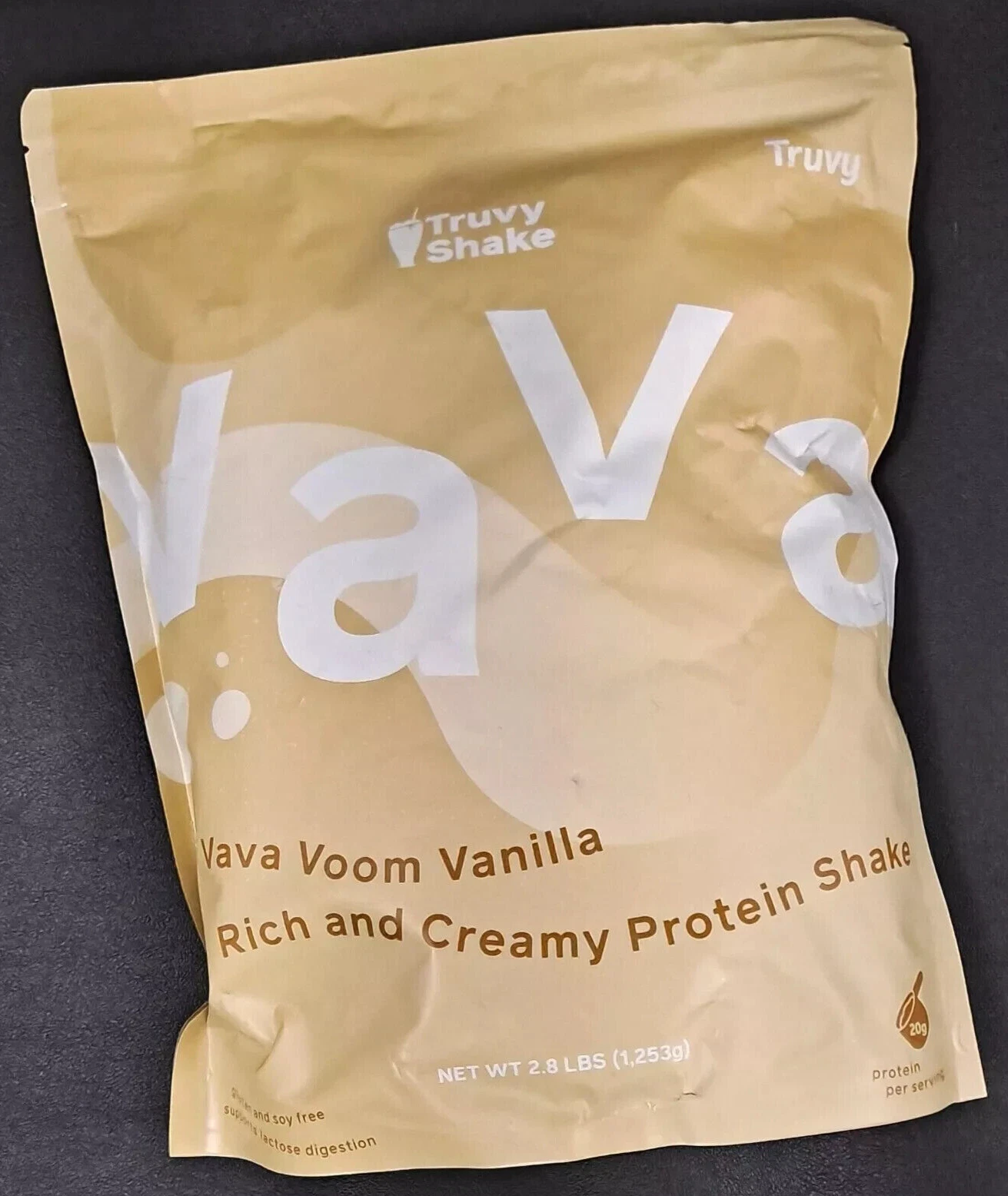 TruVision Truvy Shake Meal Replacement Rich and Creamy Protein Vava Voom Vanilla