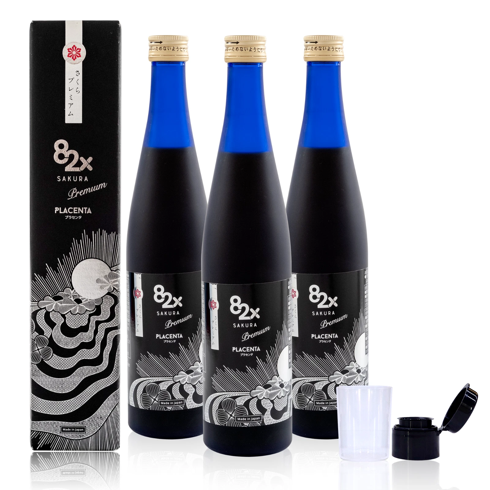 82X Sakura Placenta Liquid Drink Premium Placenta 450,000mg Placenta 3 pack