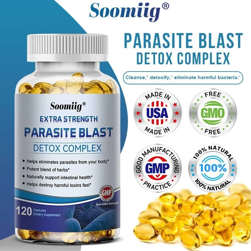 Parasite Blast Detox Body Cleanse Complex Anti- PARASITE Support